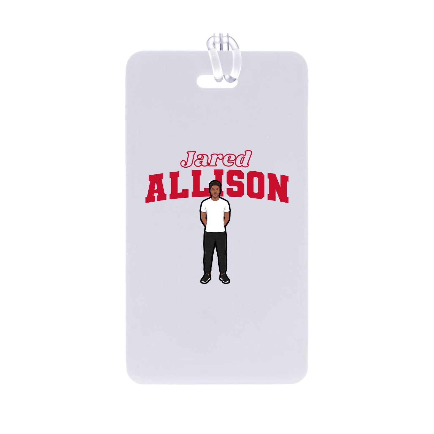 Bag Tag — Name Arch in Classic