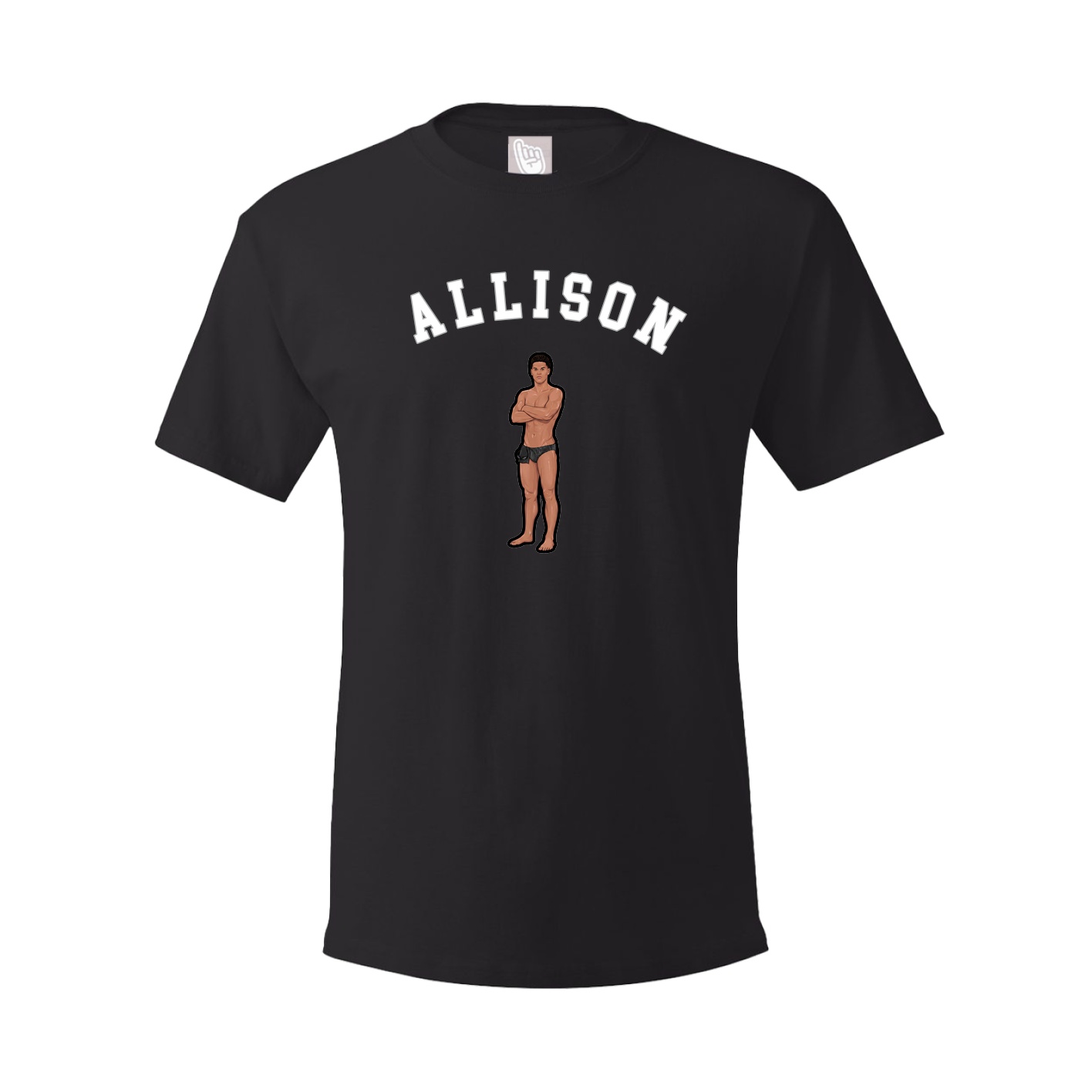 Youth Tee — Shirsey Arch in Black