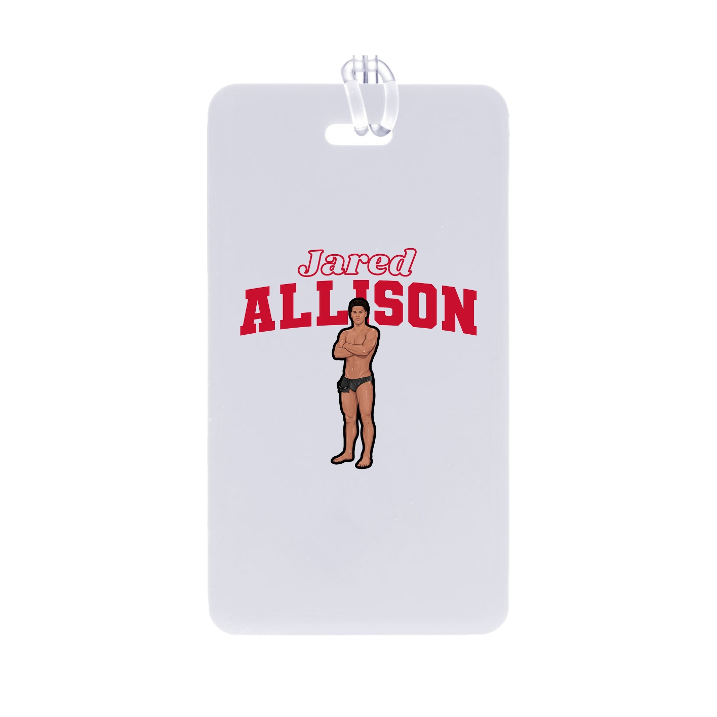 Bag Tag — Name Arch in Classic