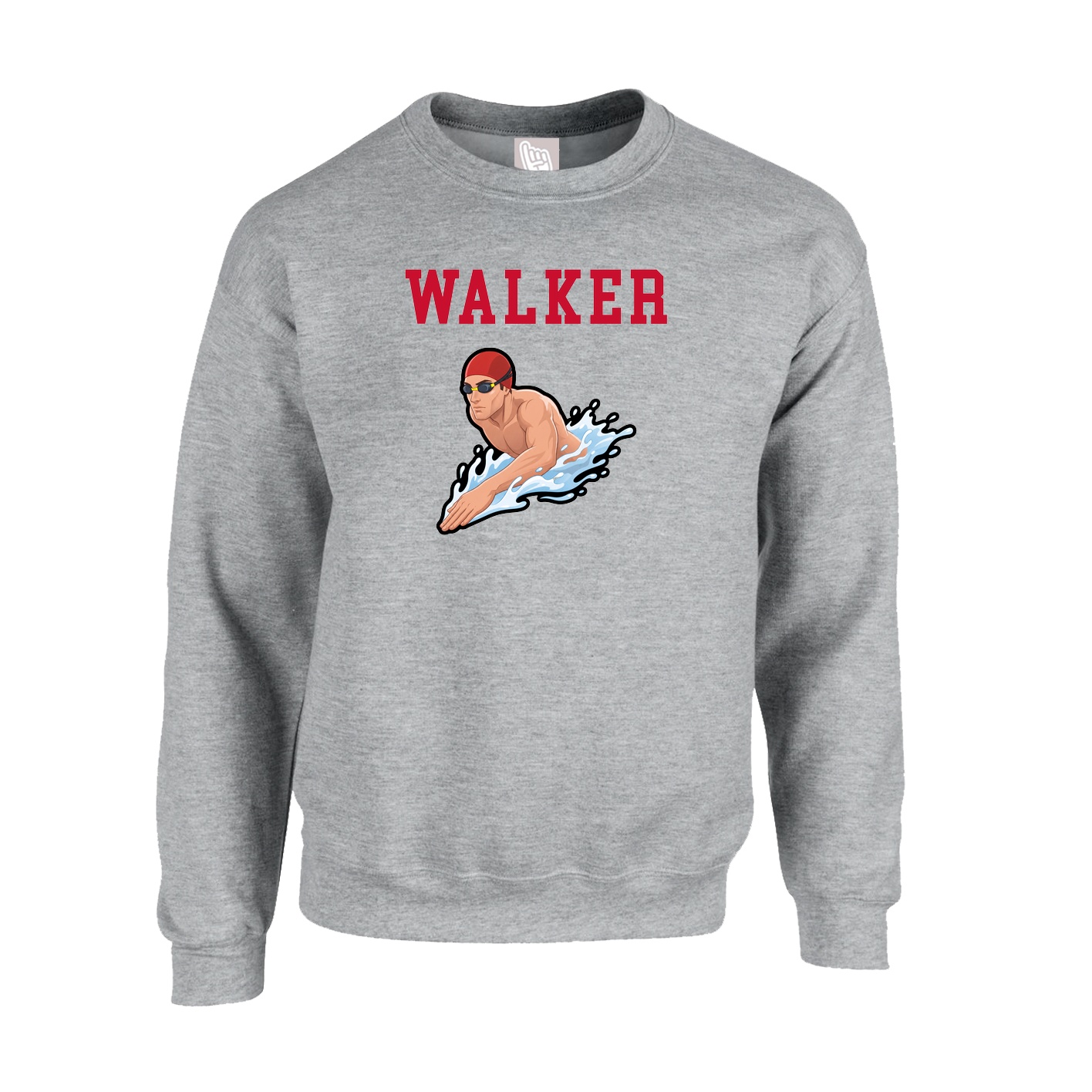 Fleece Crew — Shirsey in Grey