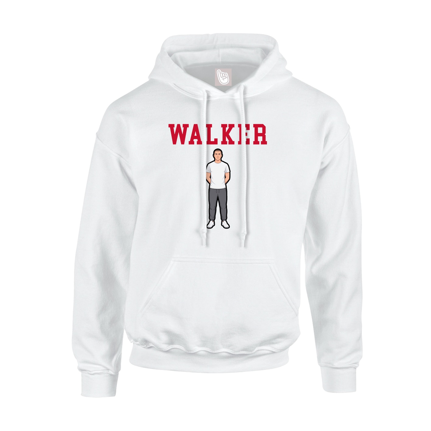 Hoodie — Shirsey in White