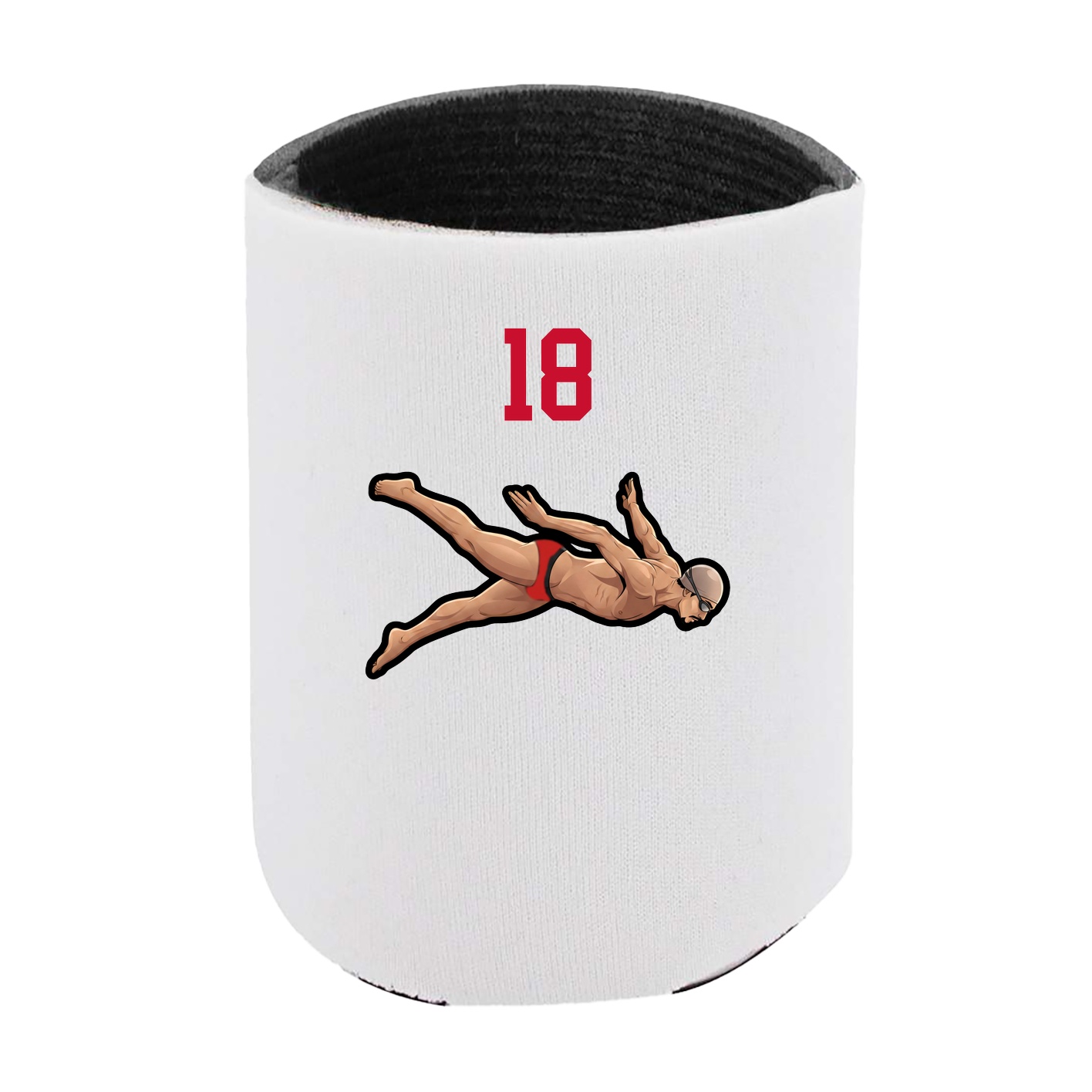 Can Holder — Number Top in White