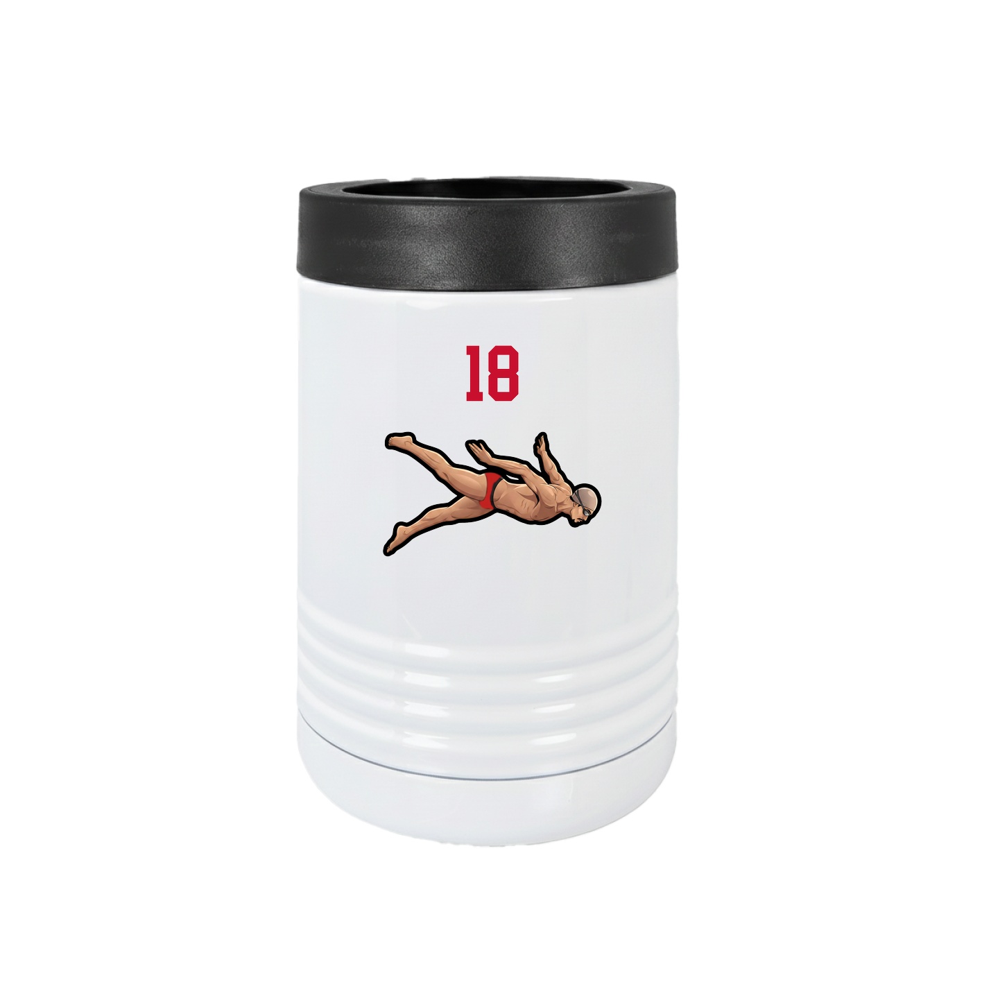 Beverage Holder — Number Top in White