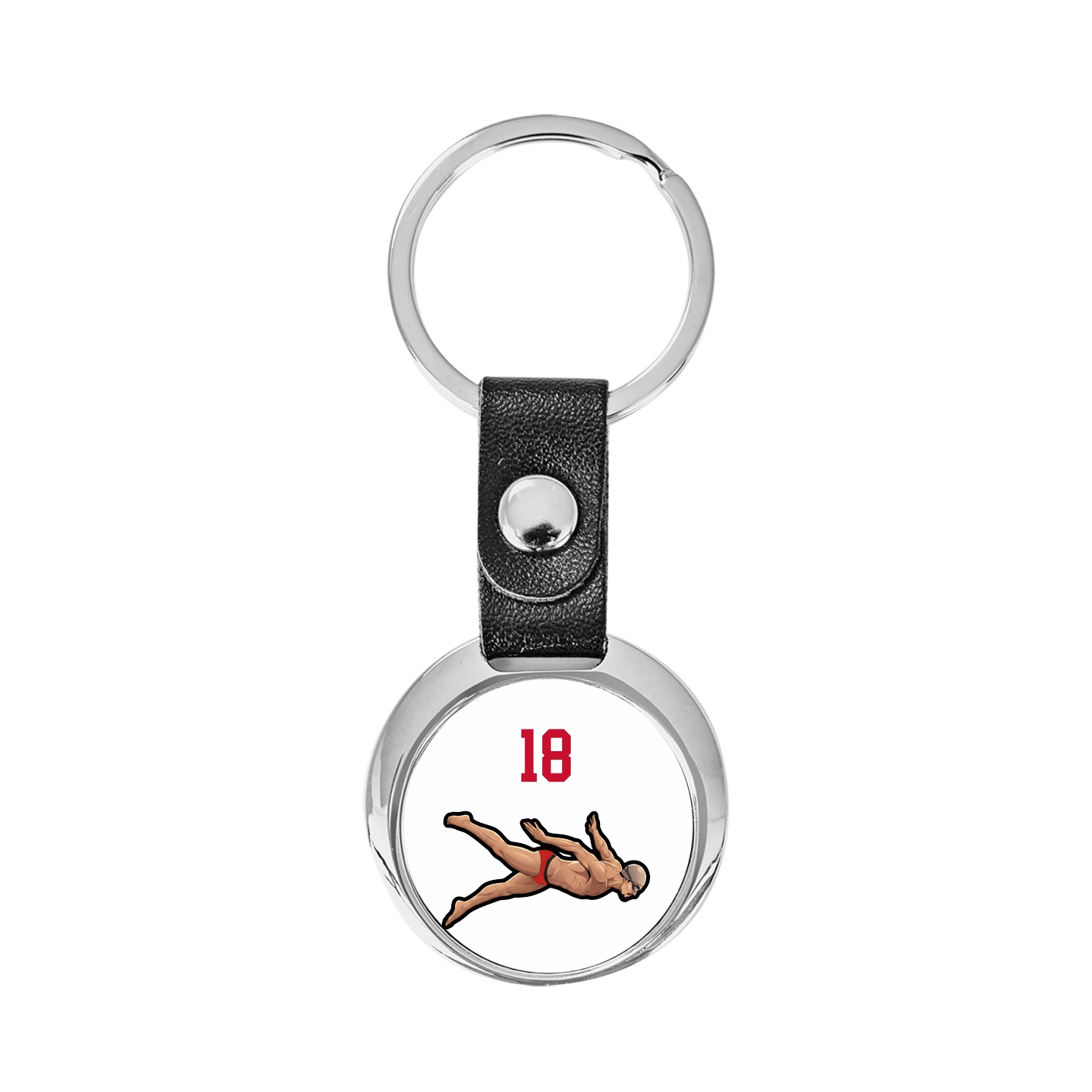 Key Chain — Number Top in Classic