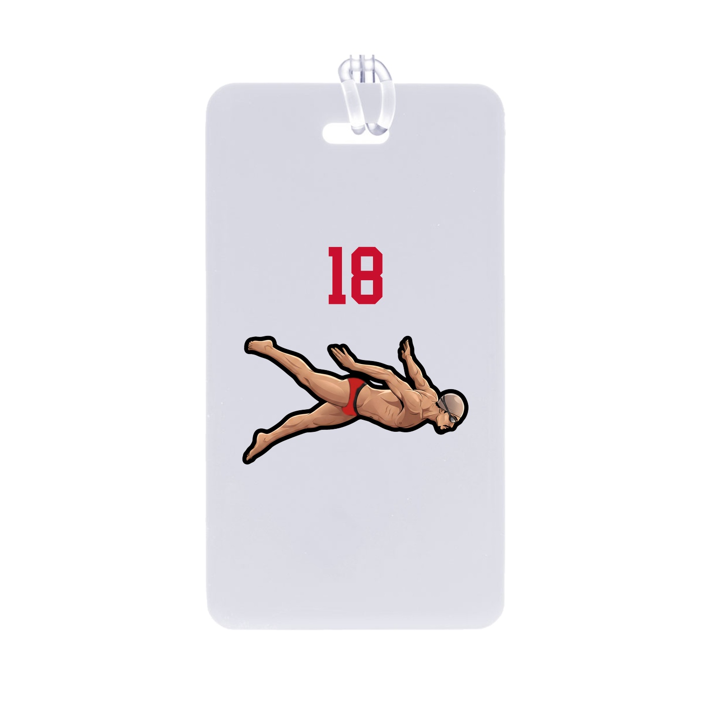 Bag Tag — Number Top in Classic