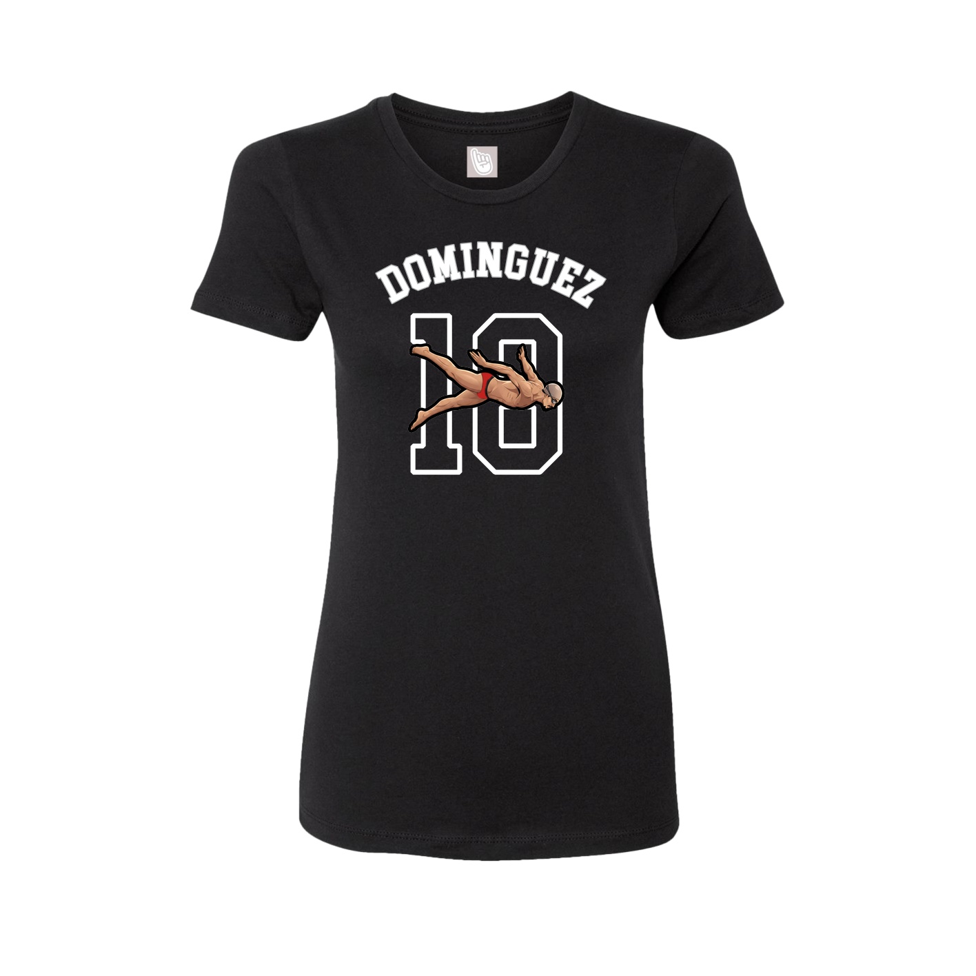 Fitted Women's Tee — Shirsey Arch in Black