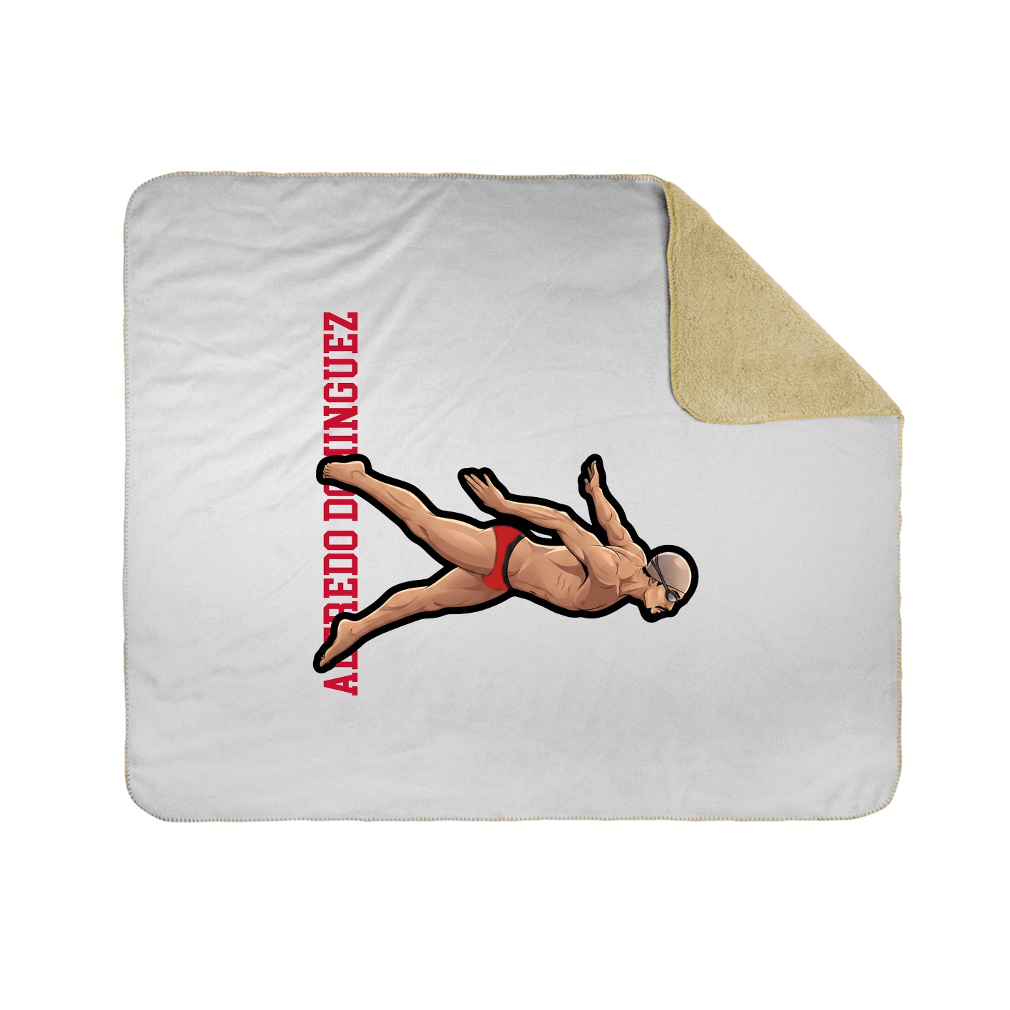50x60 Sherpa Lined Throw Blanket