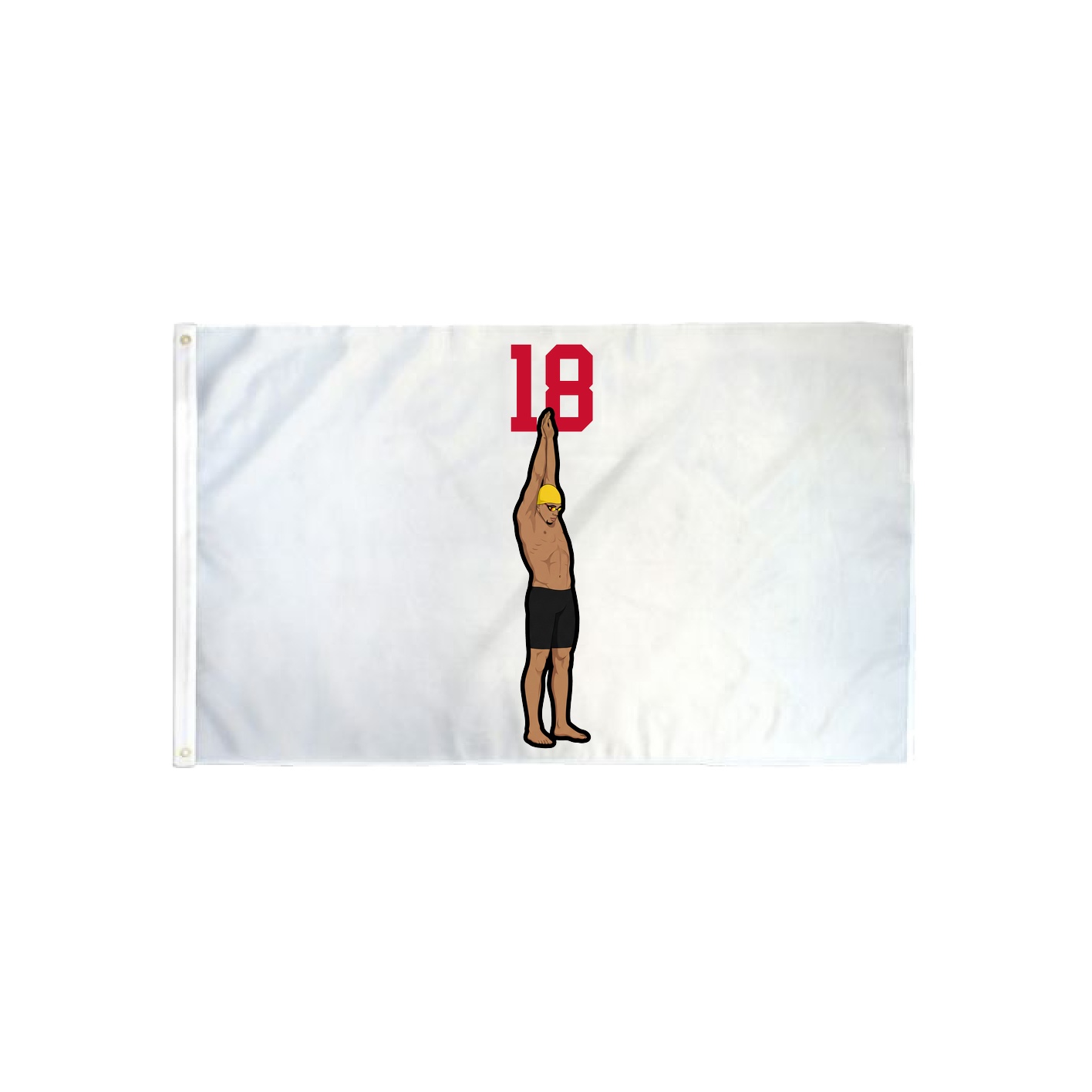 3x5 Flag — Number Top in Classic