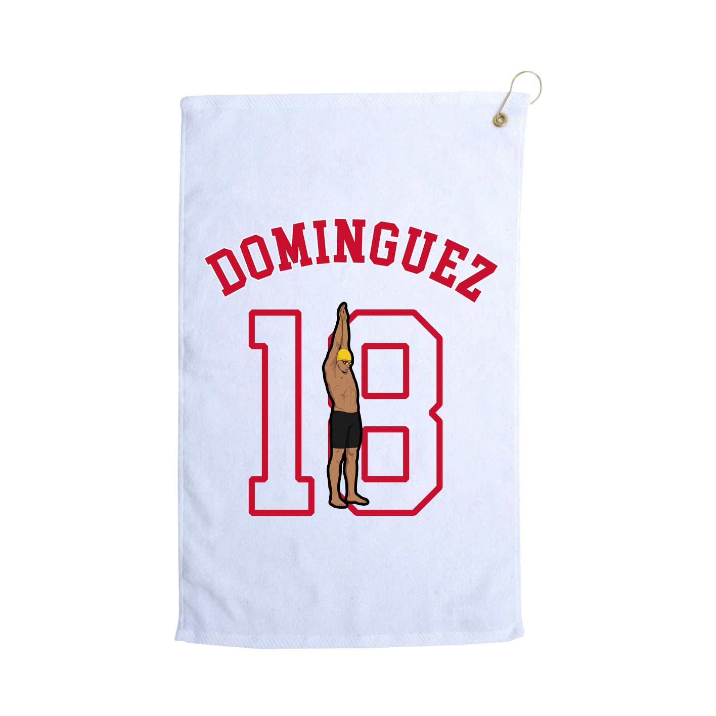 Golf Towel — Shirsey Arch in White