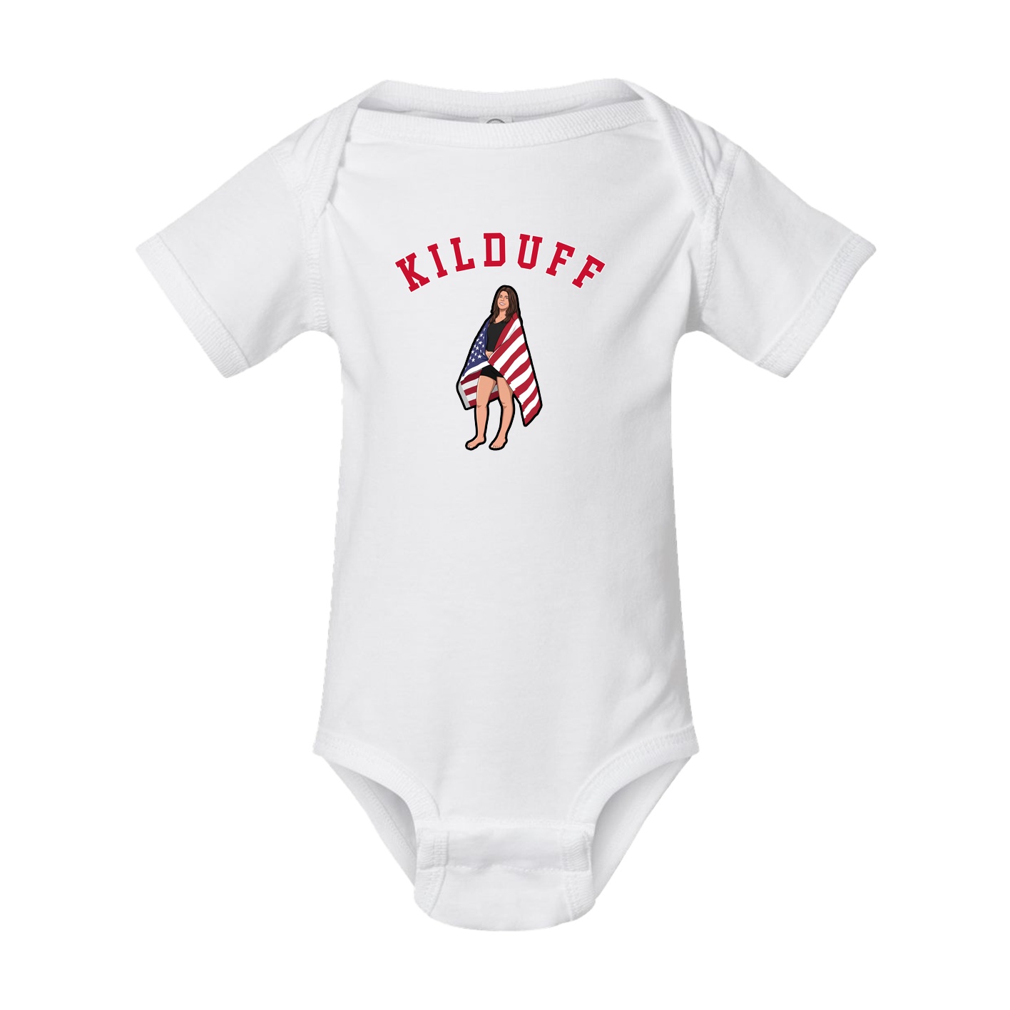 Baby Onesie — Shirsey Arch in White