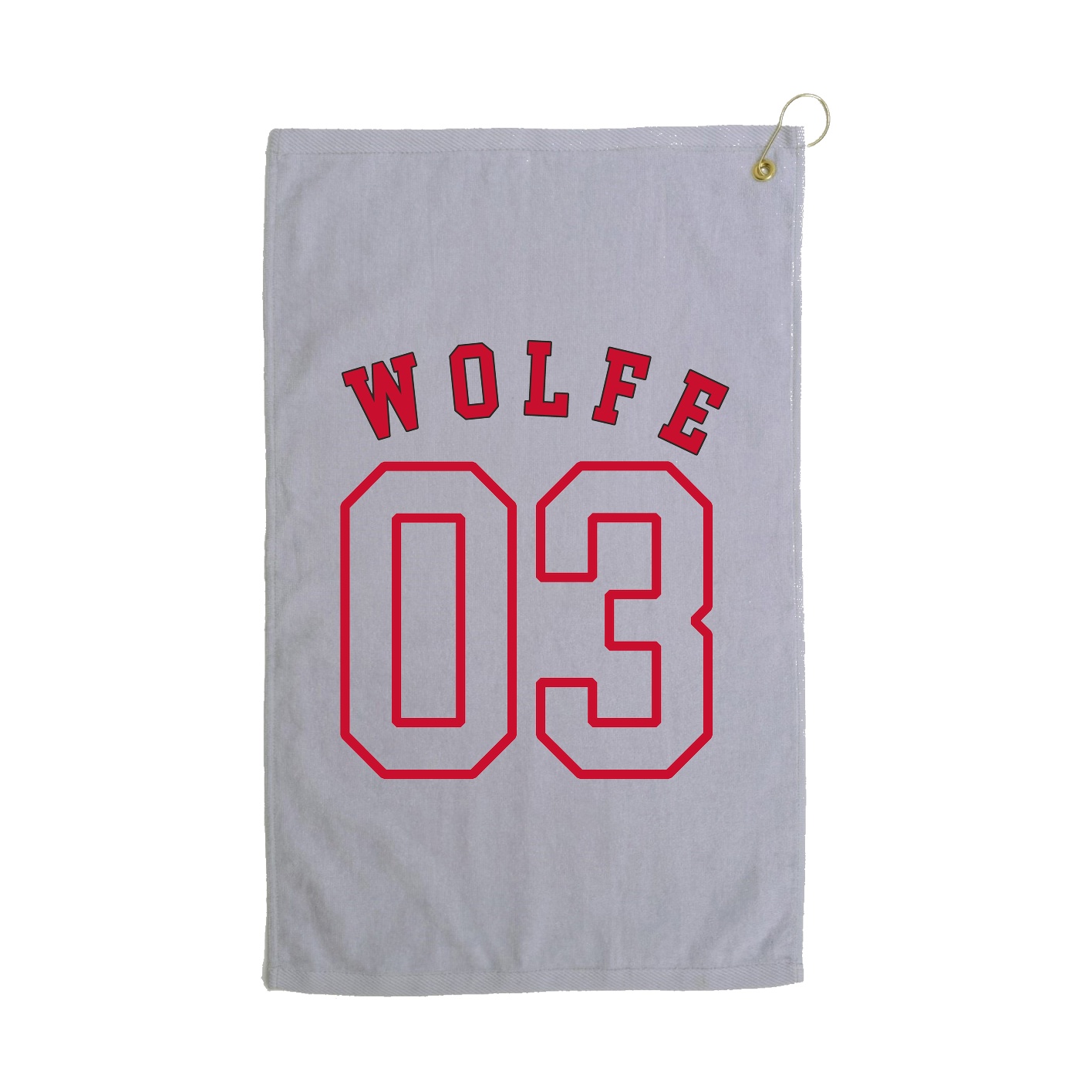 Golf Towel — Shirsey Arch in Grey