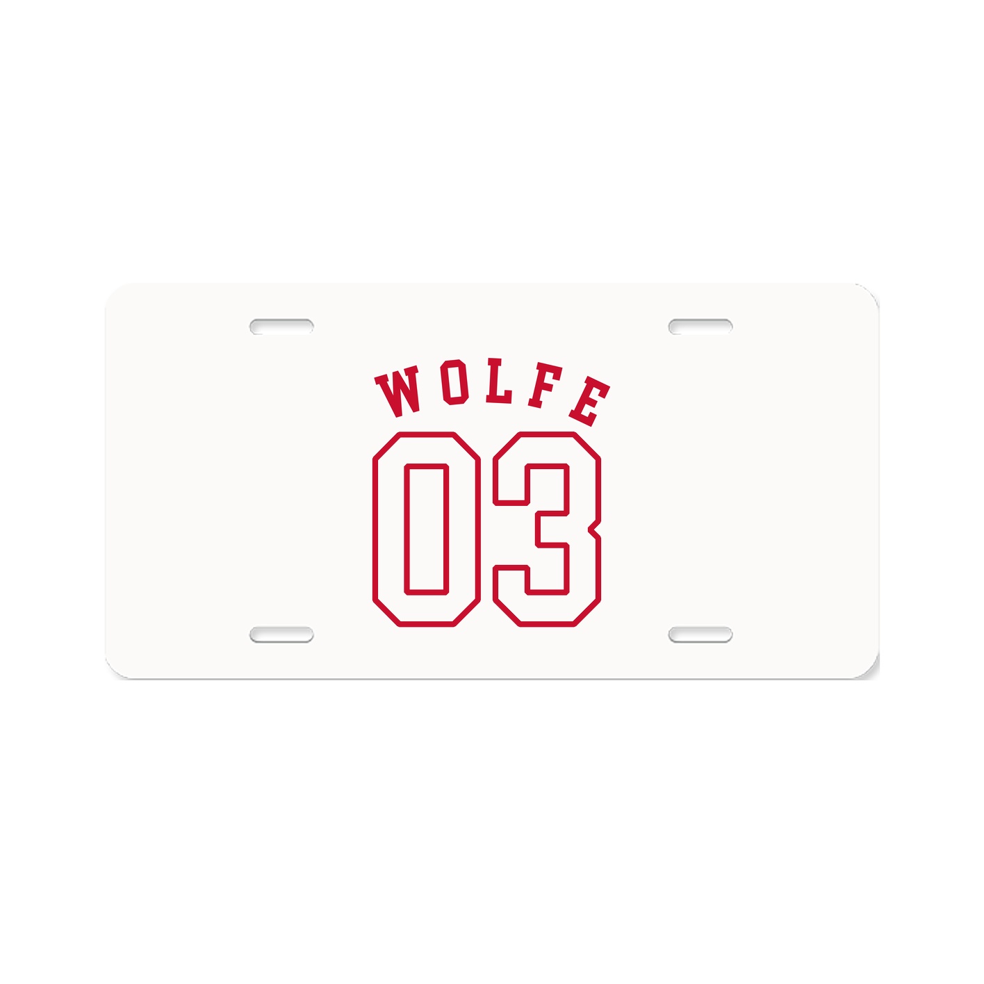 License Plate — Shirsey Arch in Classic