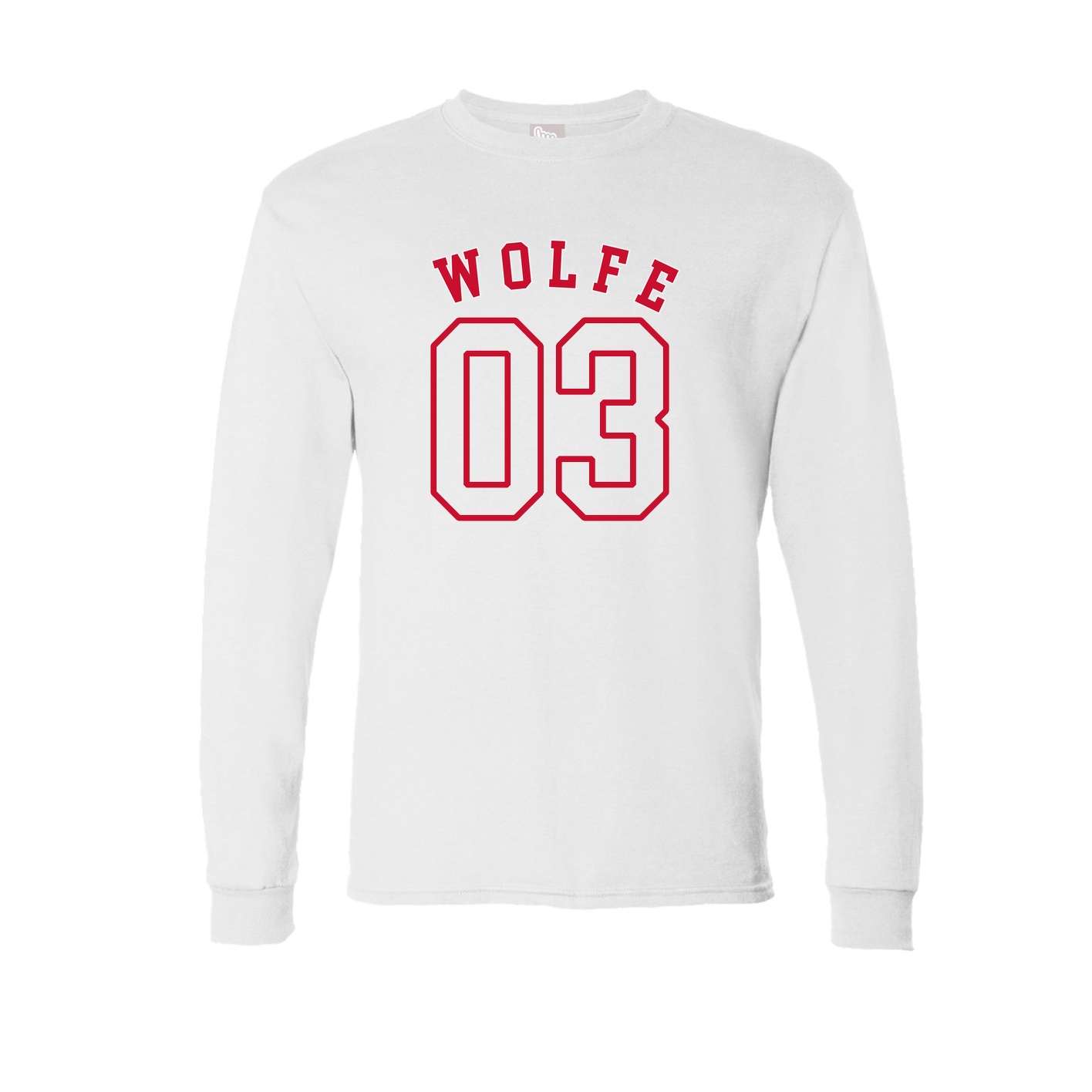 Long Sleeve Tee — Shirsey Arch in White