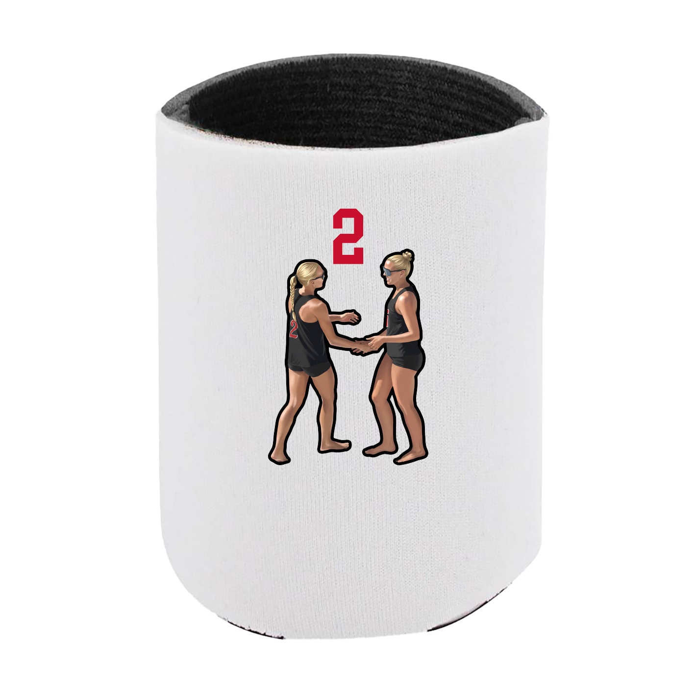 Can Holder — Number Top in White