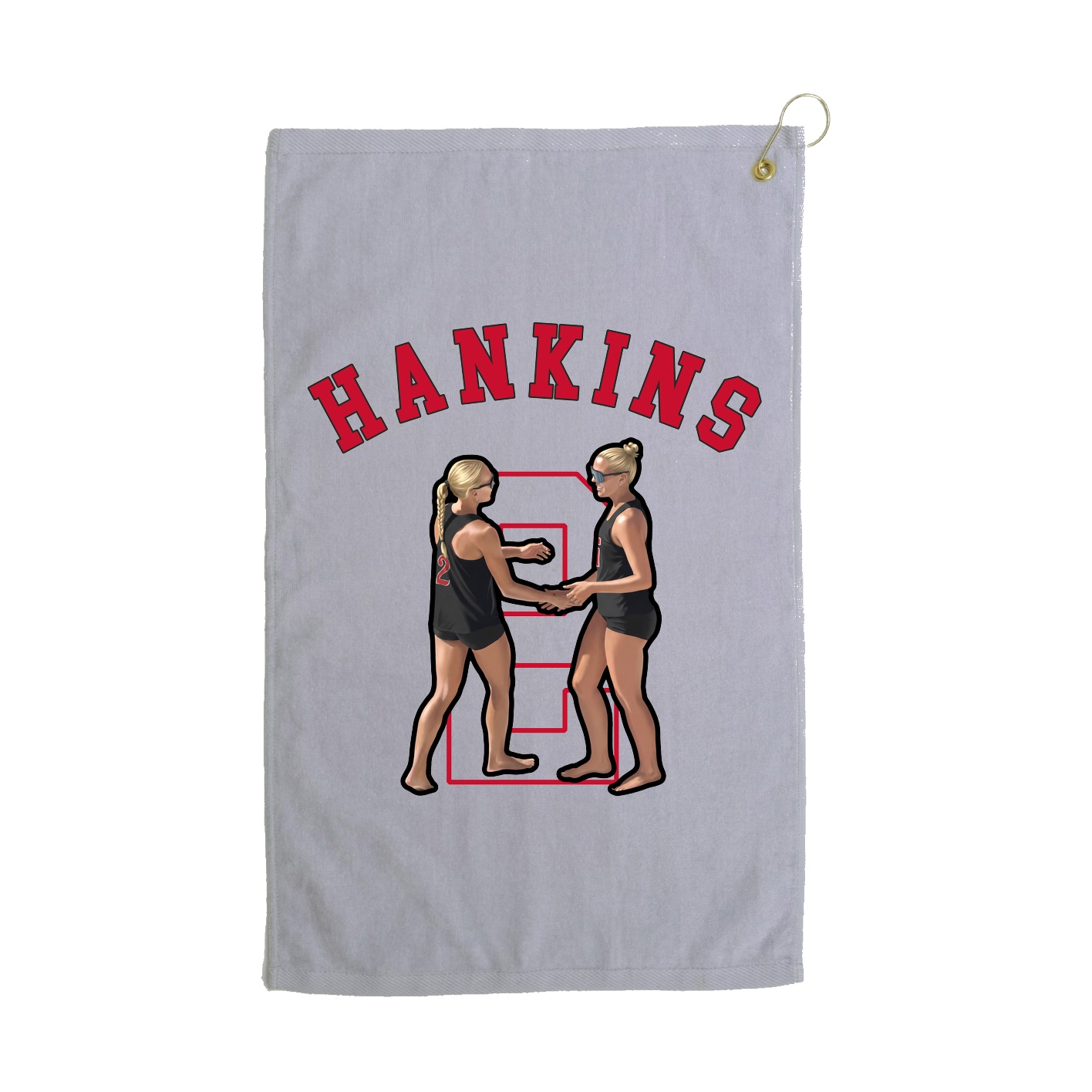 Golf Towel — Shirsey Arch in Grey
