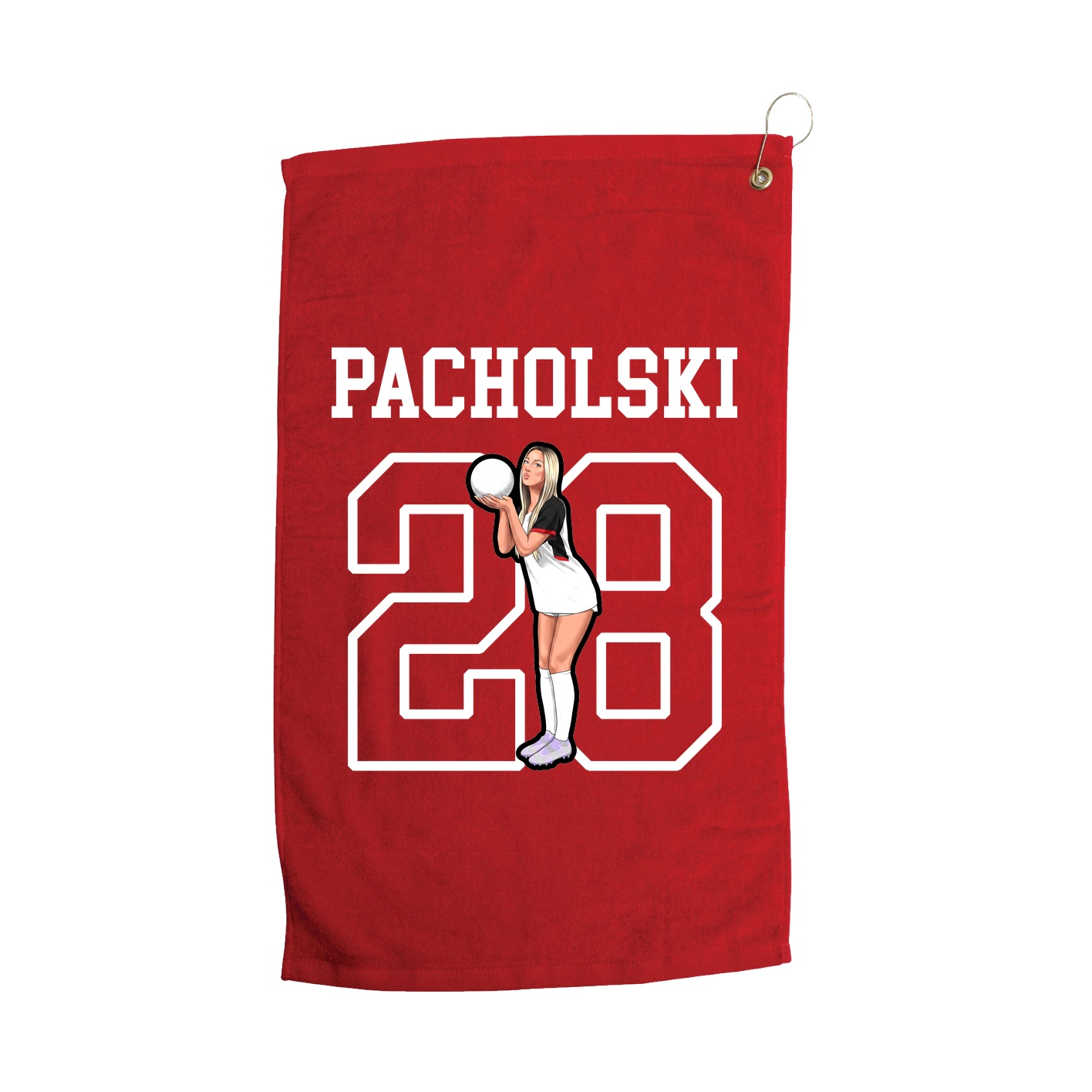 Golf Towel — Shirsey in Red