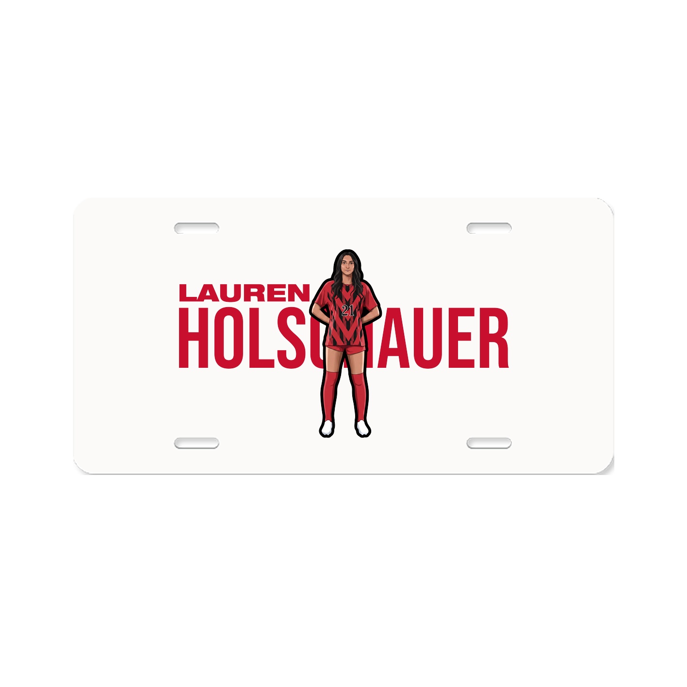 License Plate — Player Name in Classic