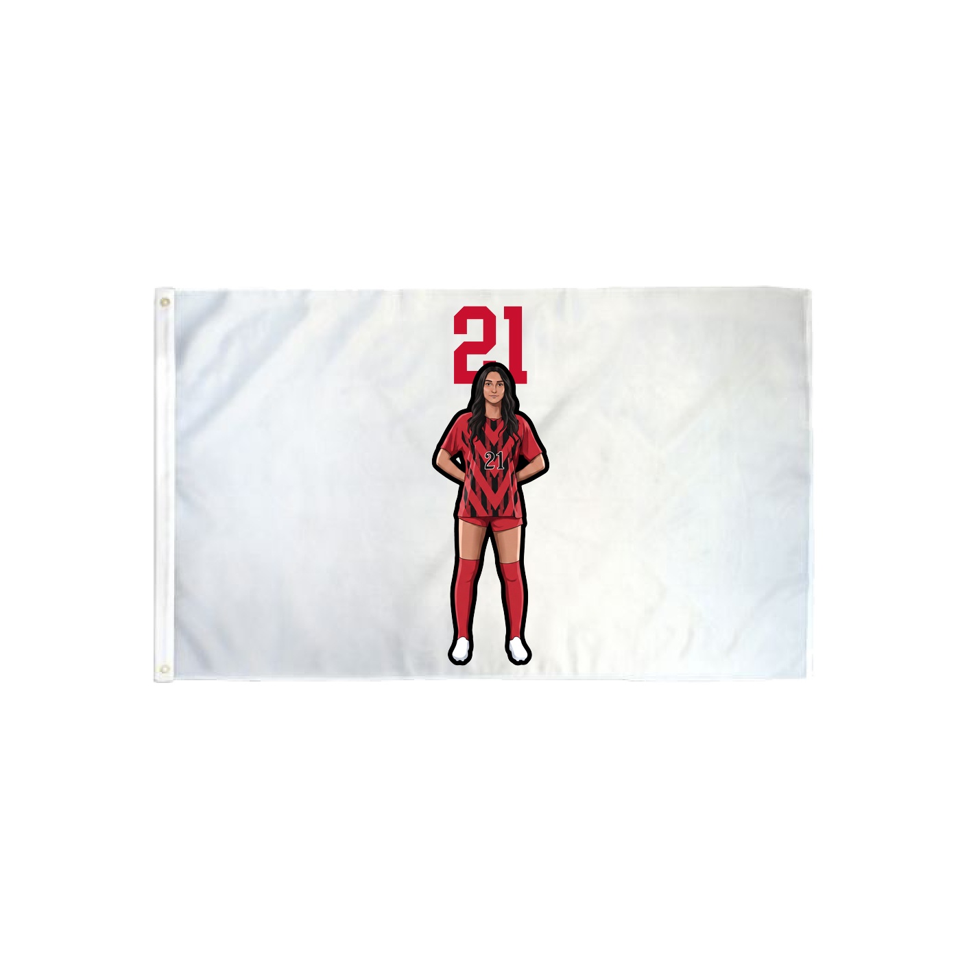 3x5 Flag — Number Top in Classic