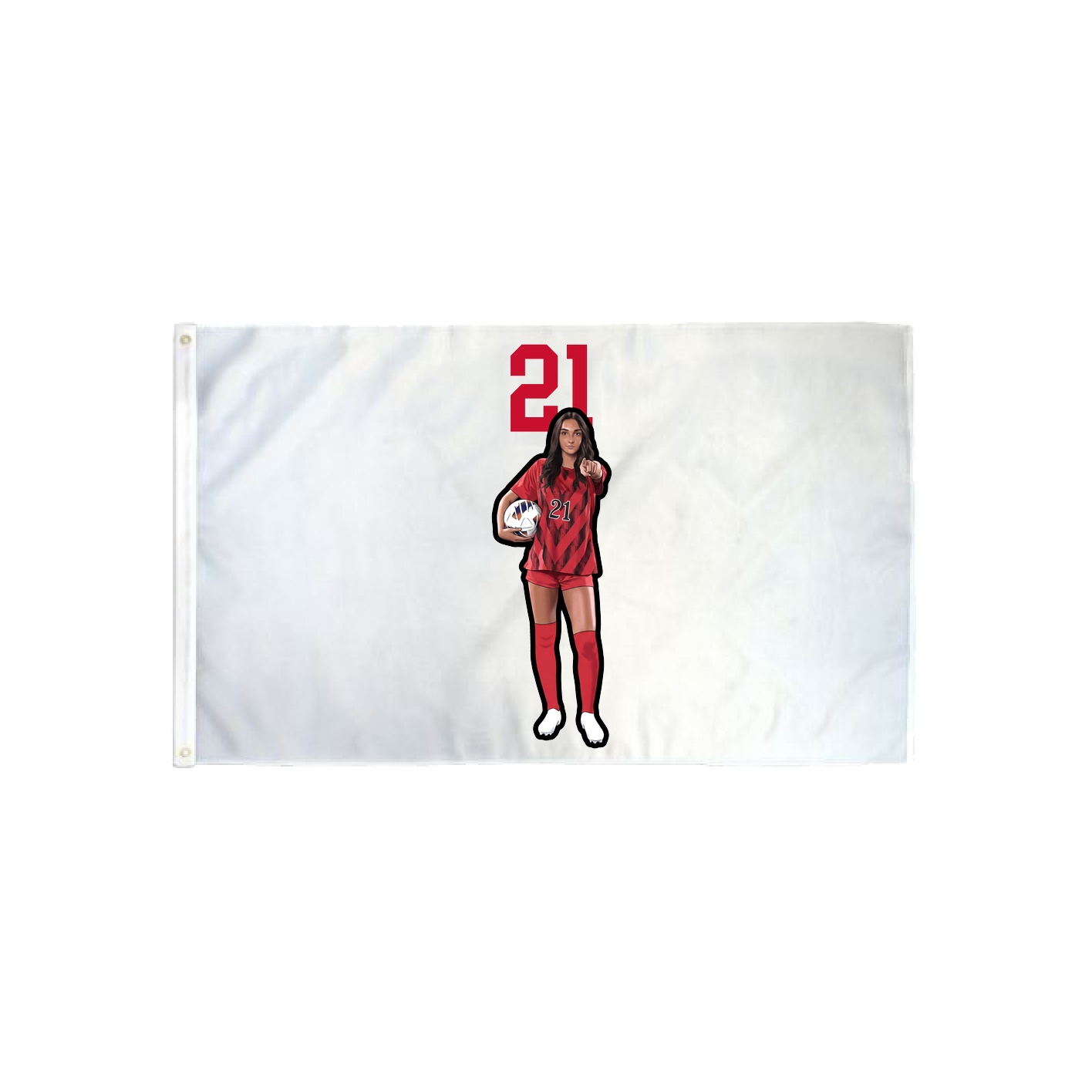 3x5 Flag — Number Top in Classic
