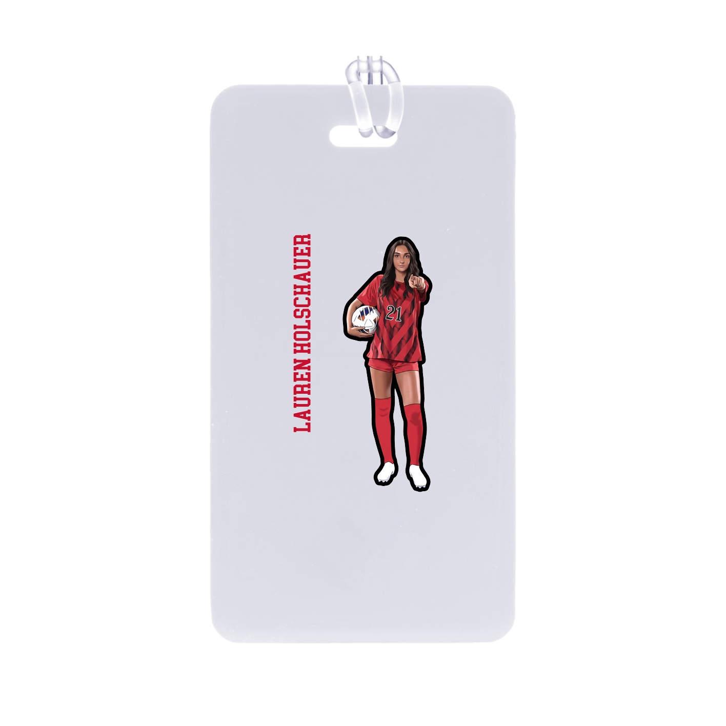 Bag Tag — Name Vertical in Classic