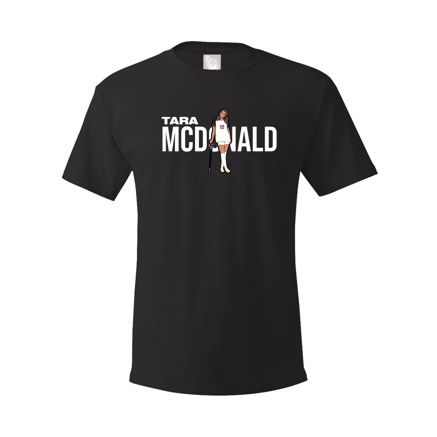 Tee — Player Name in Black