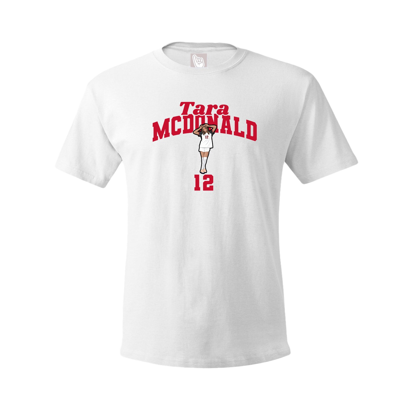 Tee — Signature Arch in White
