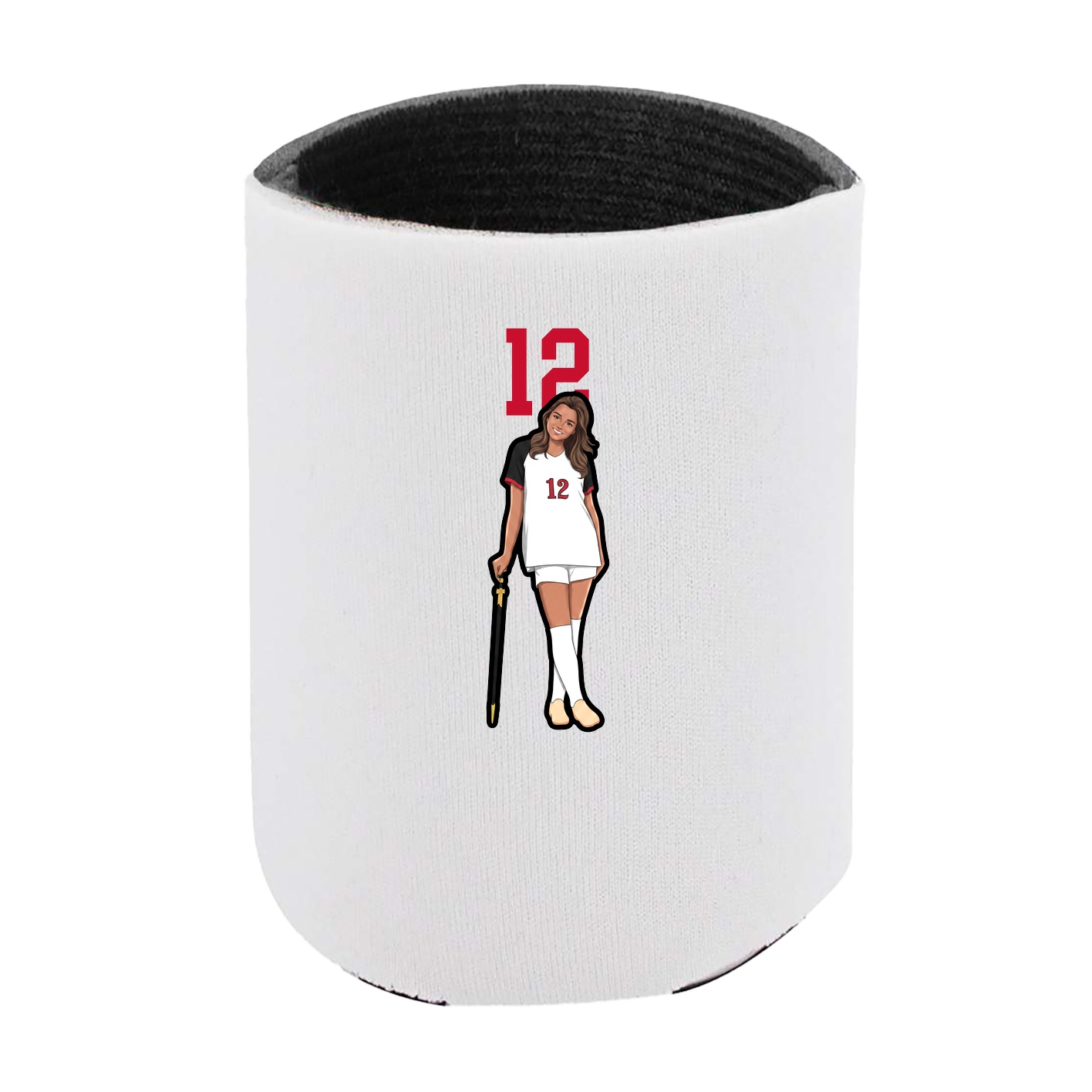Can Holder — Number Top in White
