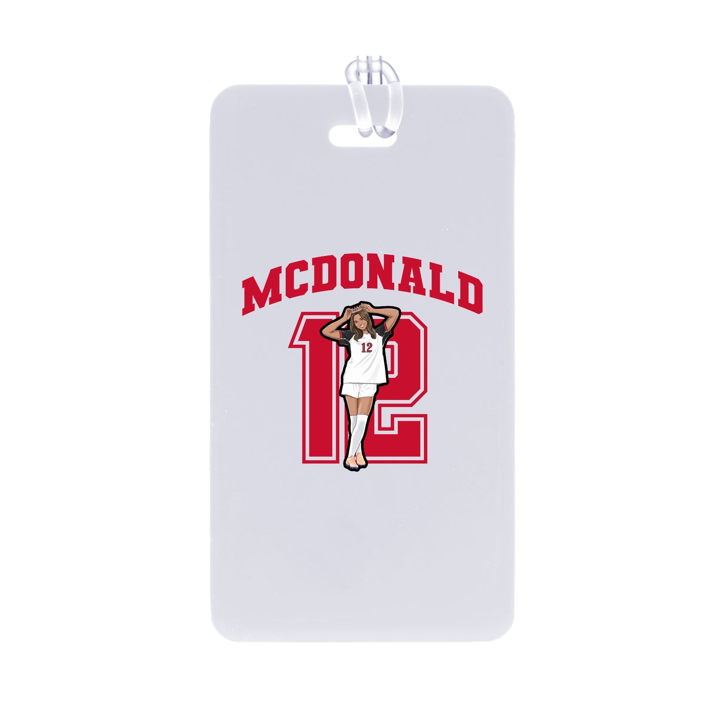 Bag Tag — Number in Classic