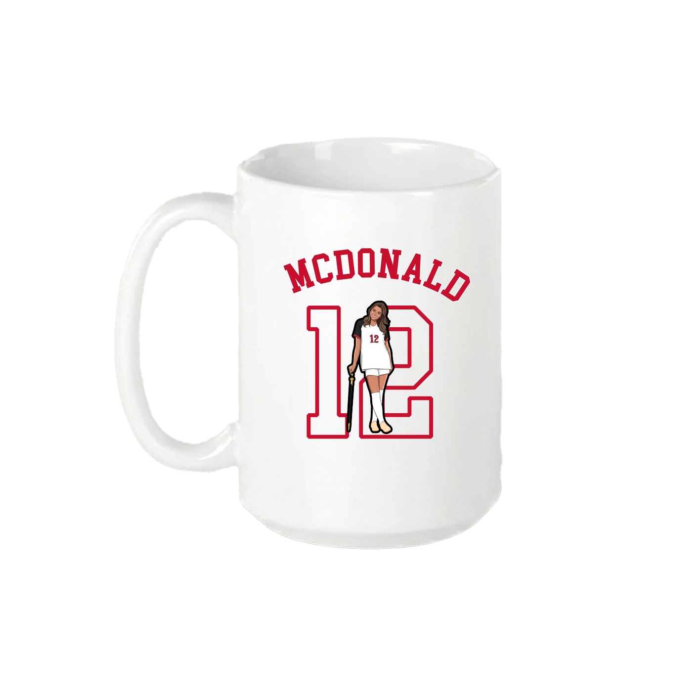 15oz Coffee Mug — Shirsey Arch in White
