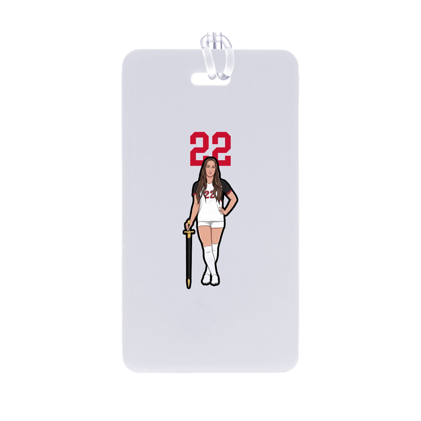 Bag Tag — Number Top in Classic