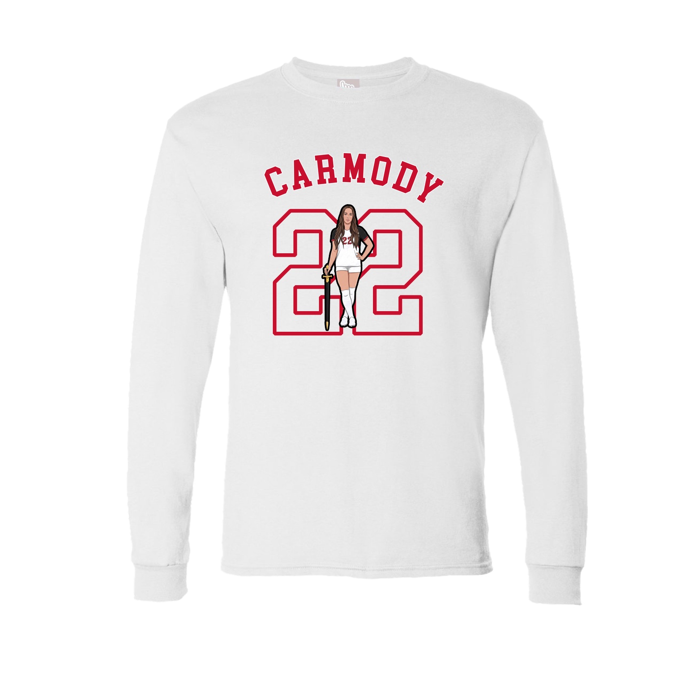 Long Sleeve Tee — Shirsey Arch in White