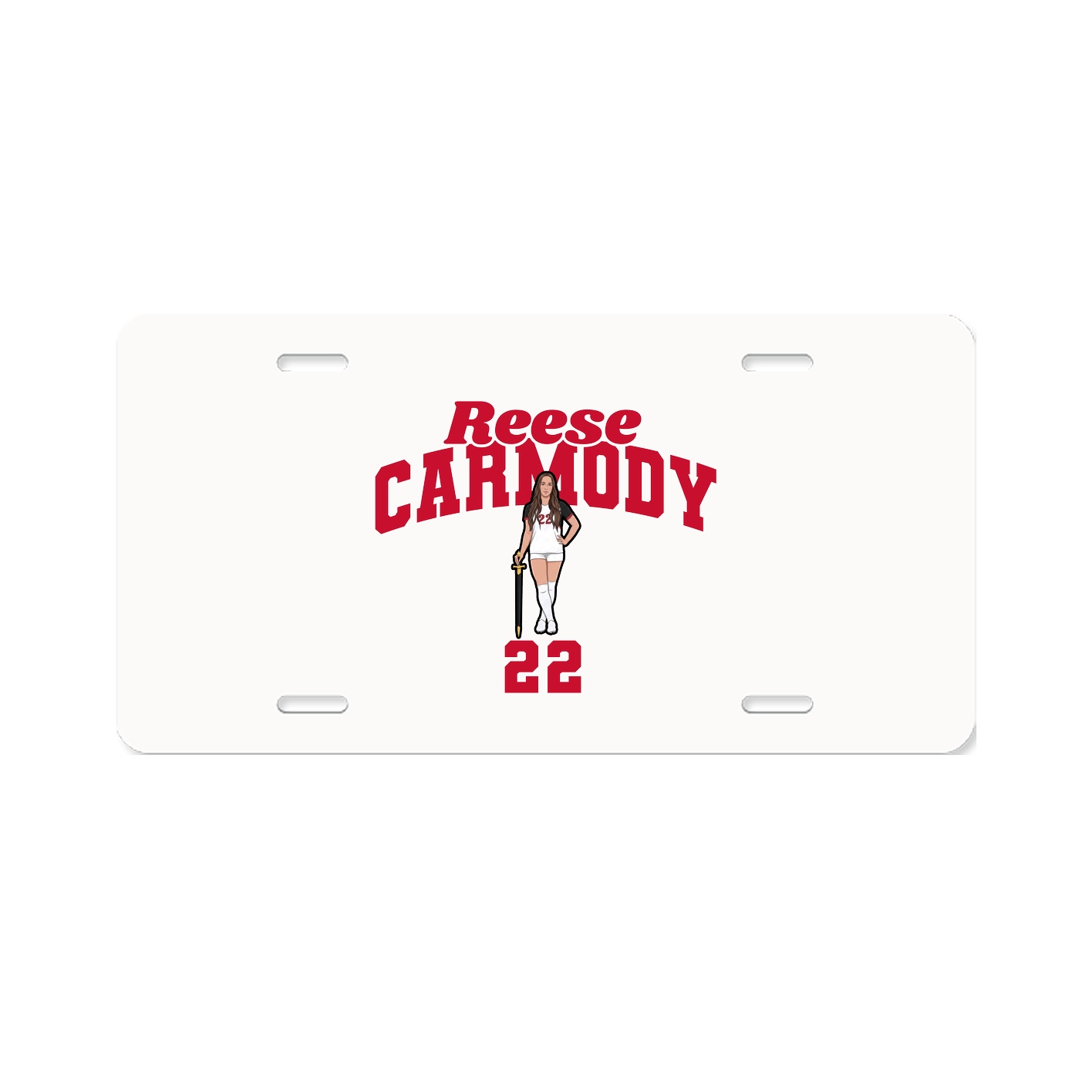License Plate — Signature Arch in Classic