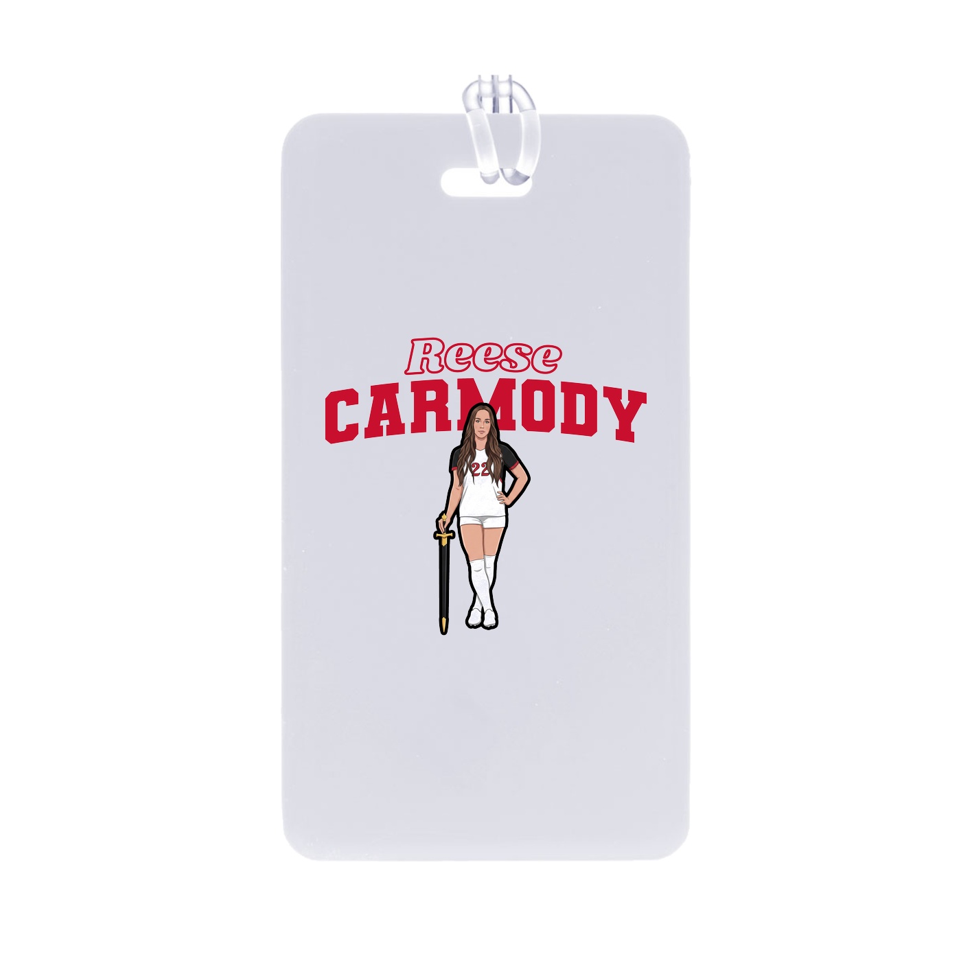 Bag Tag — Name Arch in Classic