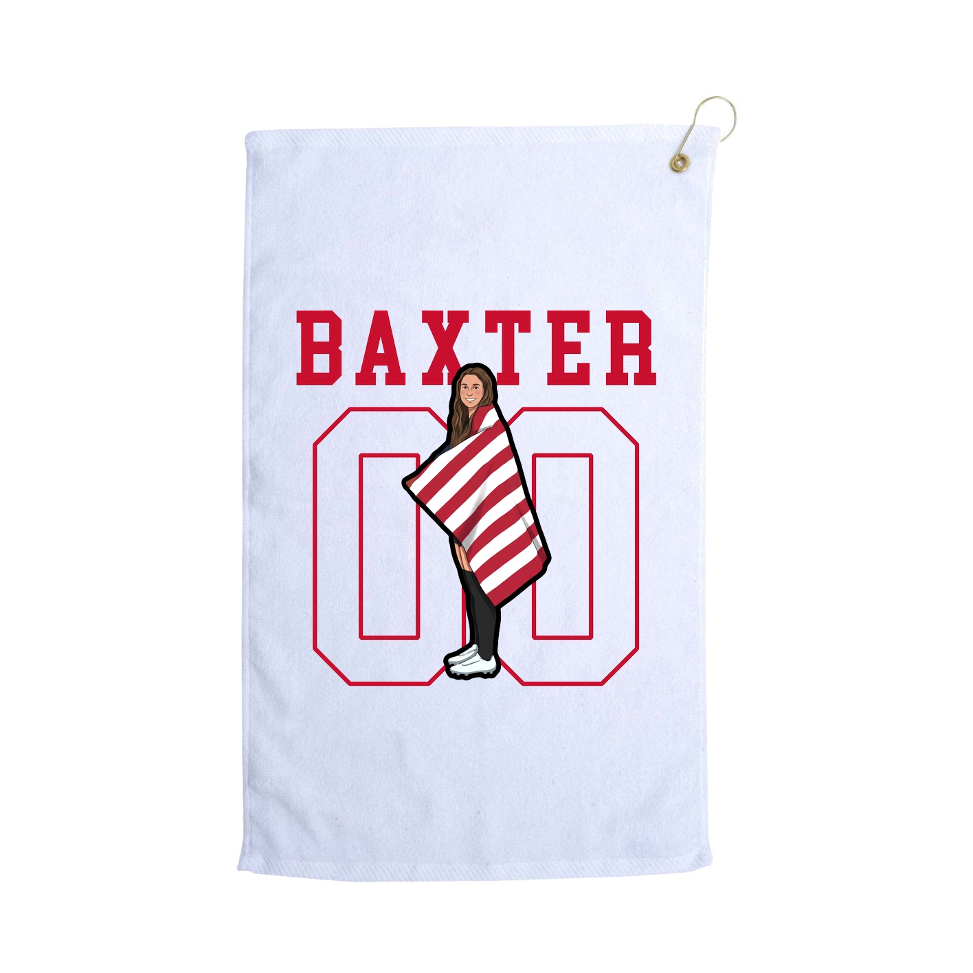 Terry Velour Golf Towel