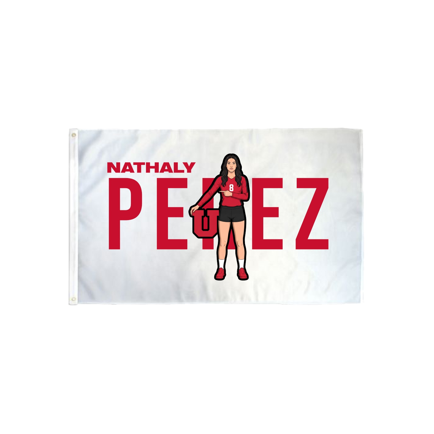 3x5 Flag — Player Name in Classic