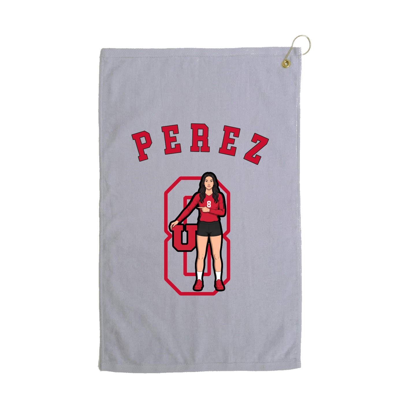 Golf Towel — Shirsey Arch in Grey