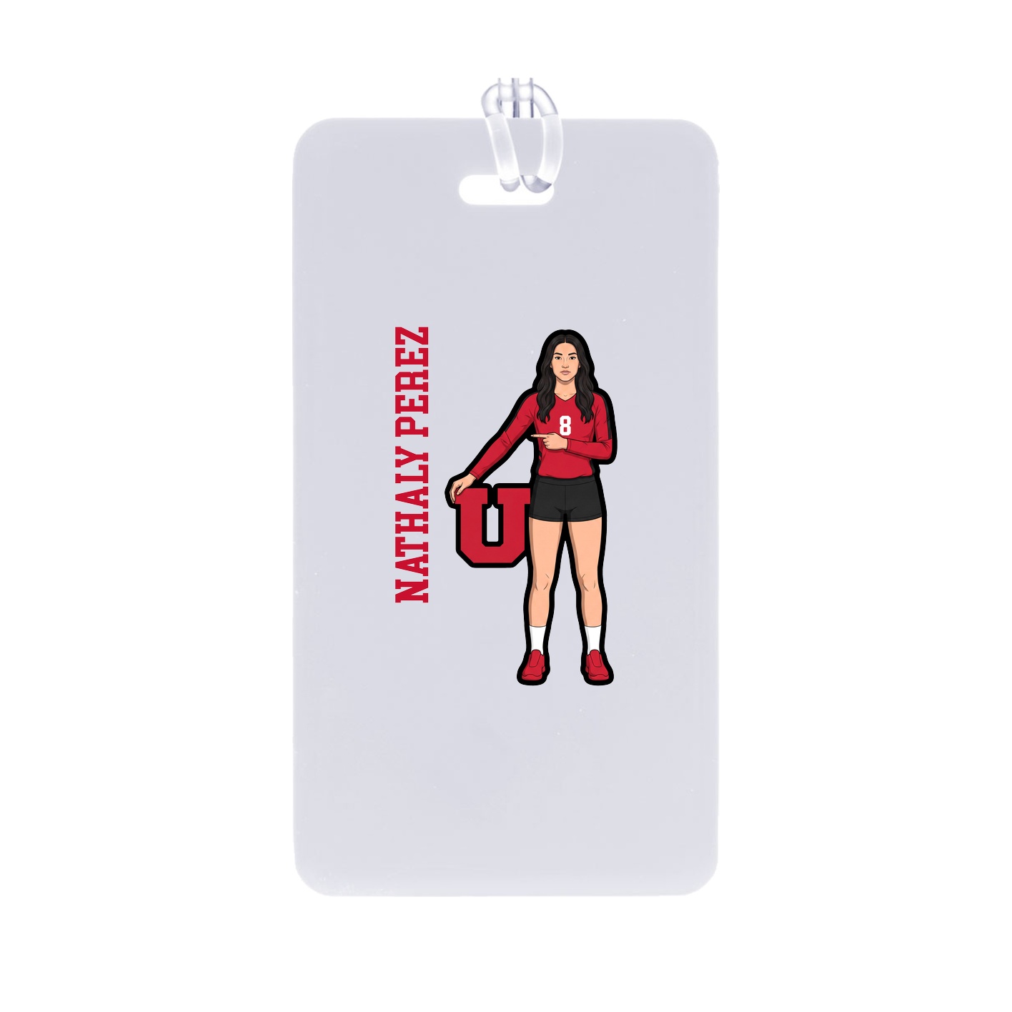 Bag Tag — Name Vertical in Classic