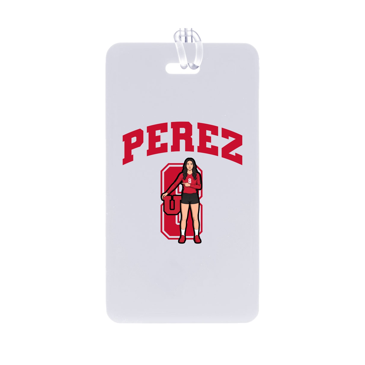 Bag Tag — Number in Classic