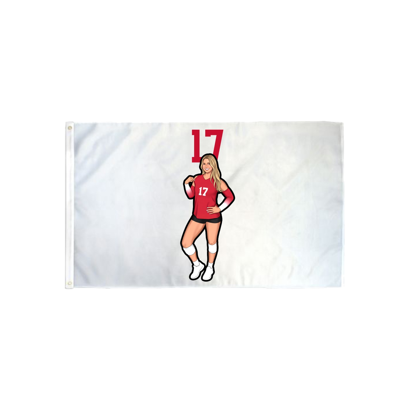 3x5 Flag — Number Top in Classic