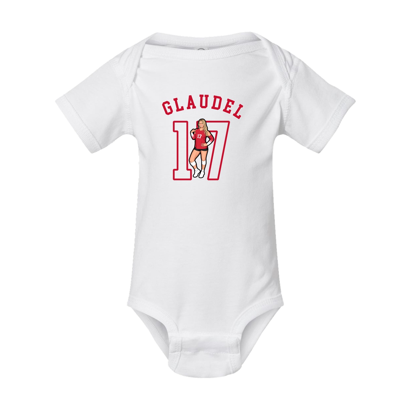 Baby Onesie — Shirsey Arch in White