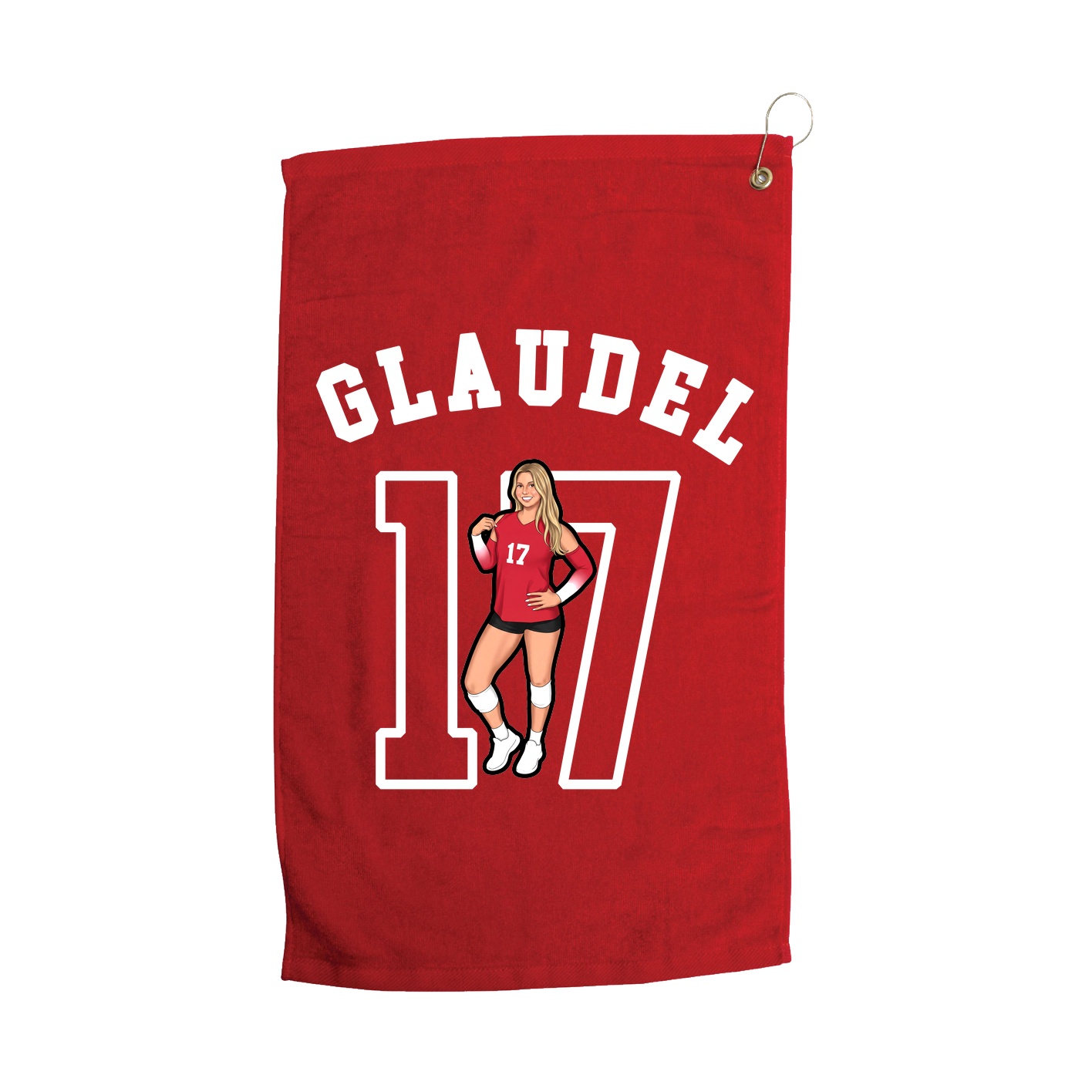 Golf Towel — Shirsey Arch in Red