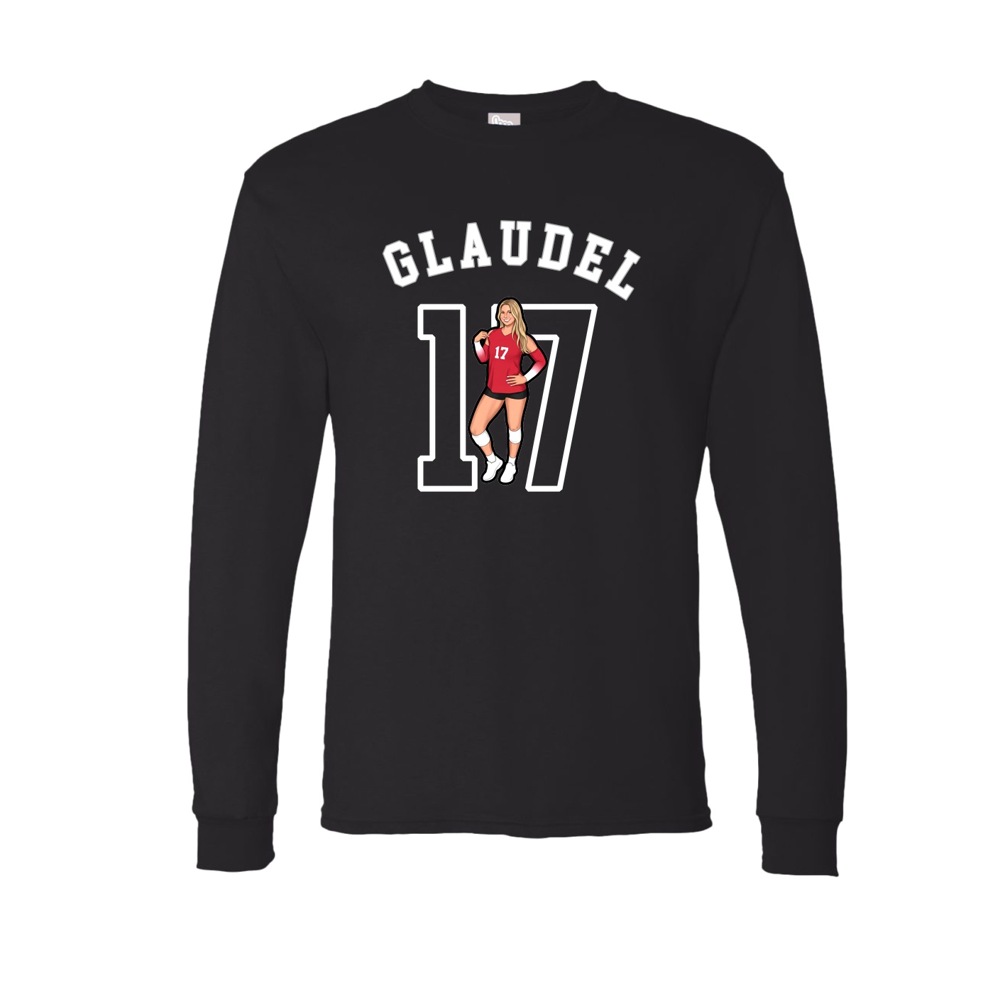 Long Sleeve Tee — Shirsey Arch in Black