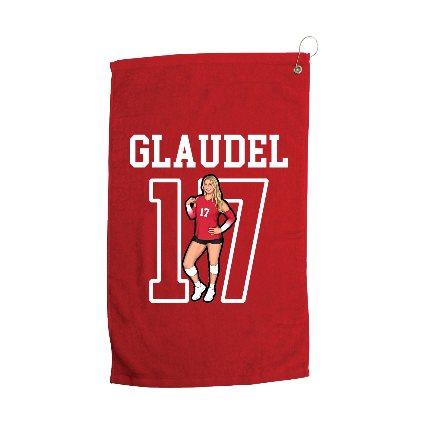 Golf Towel — Shirsey in Red