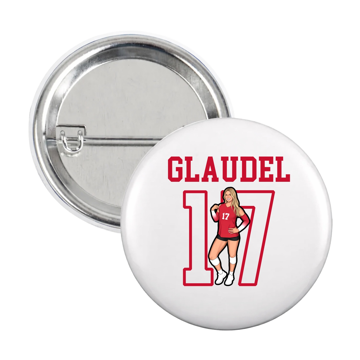 Game Day Button — Shirsey in White