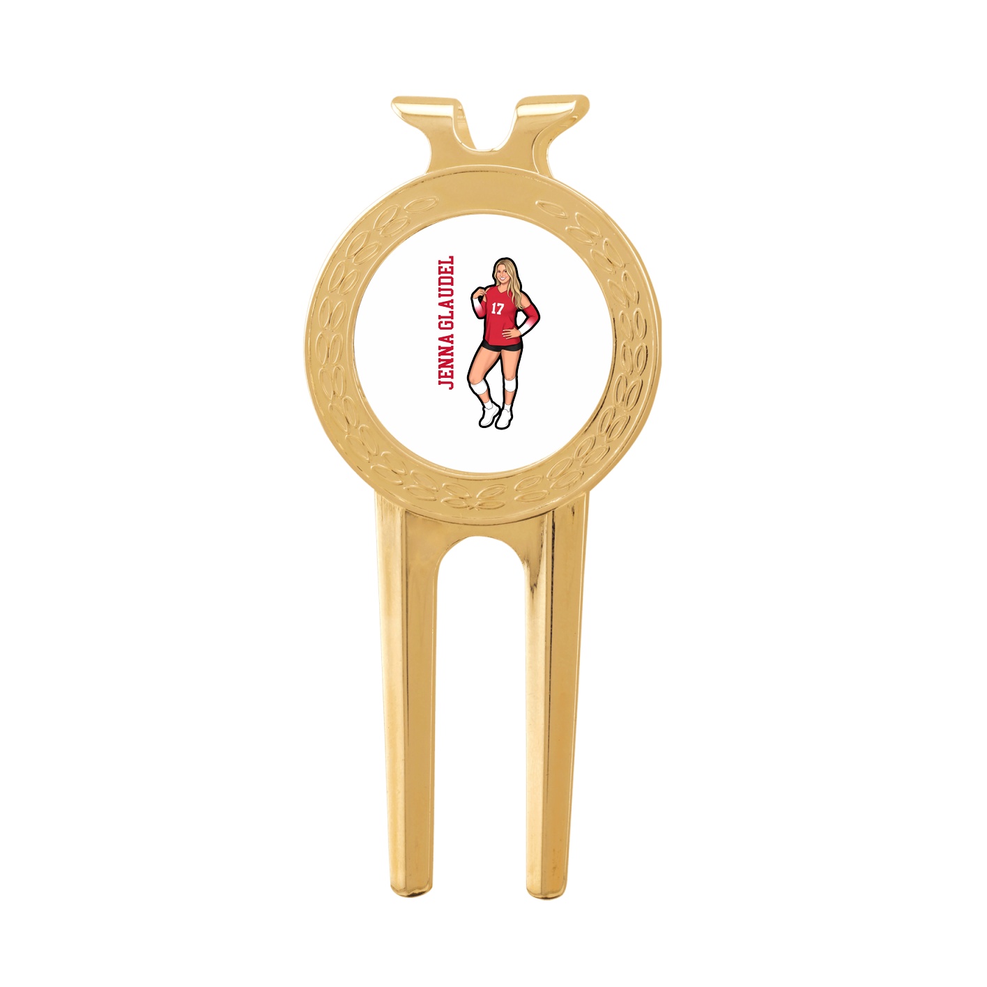 Divot Tool with Ball Marker — Name Vertical in Classic