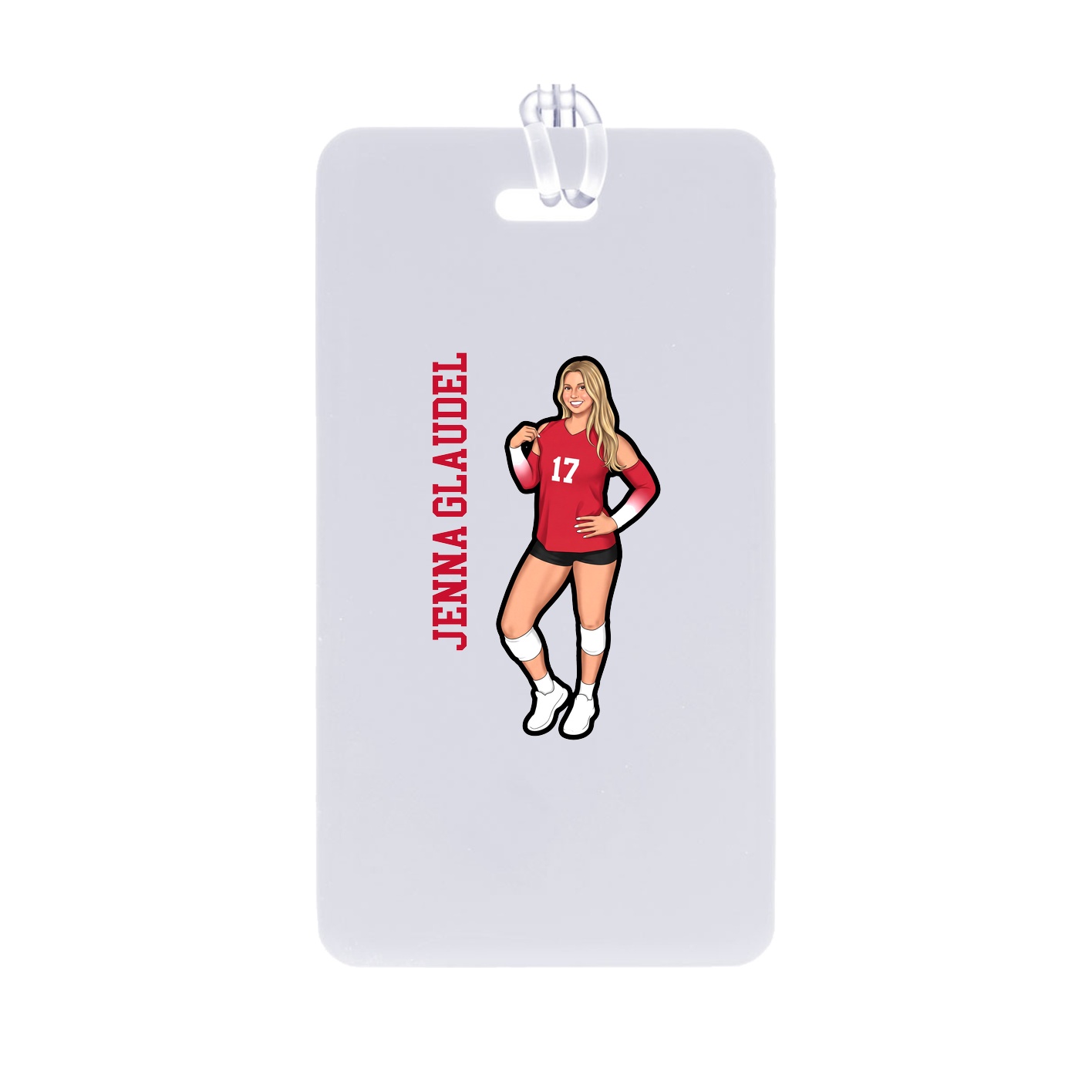 Bag Tag — Name Vertical in Classic