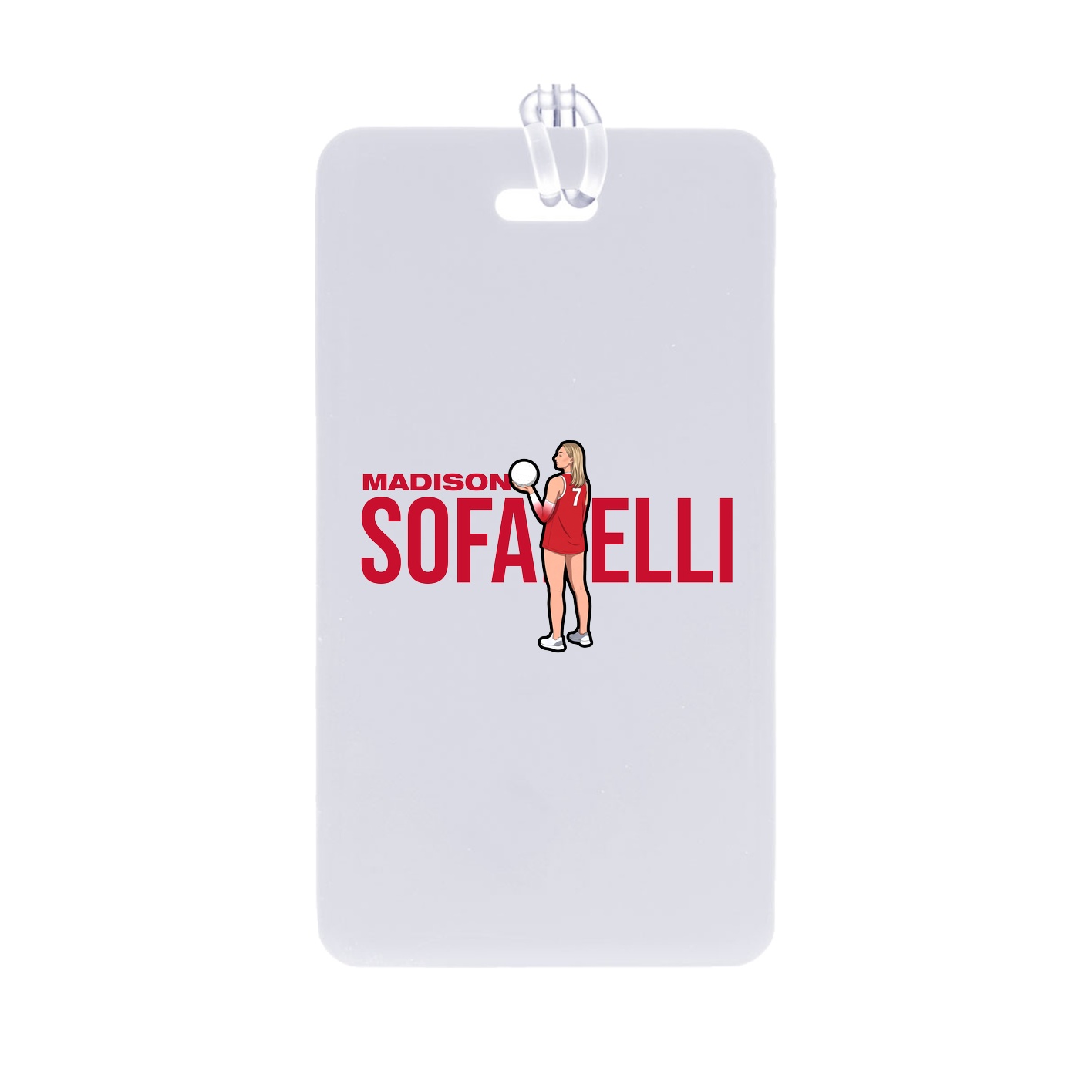 Bag Tag — Player Name in Classic