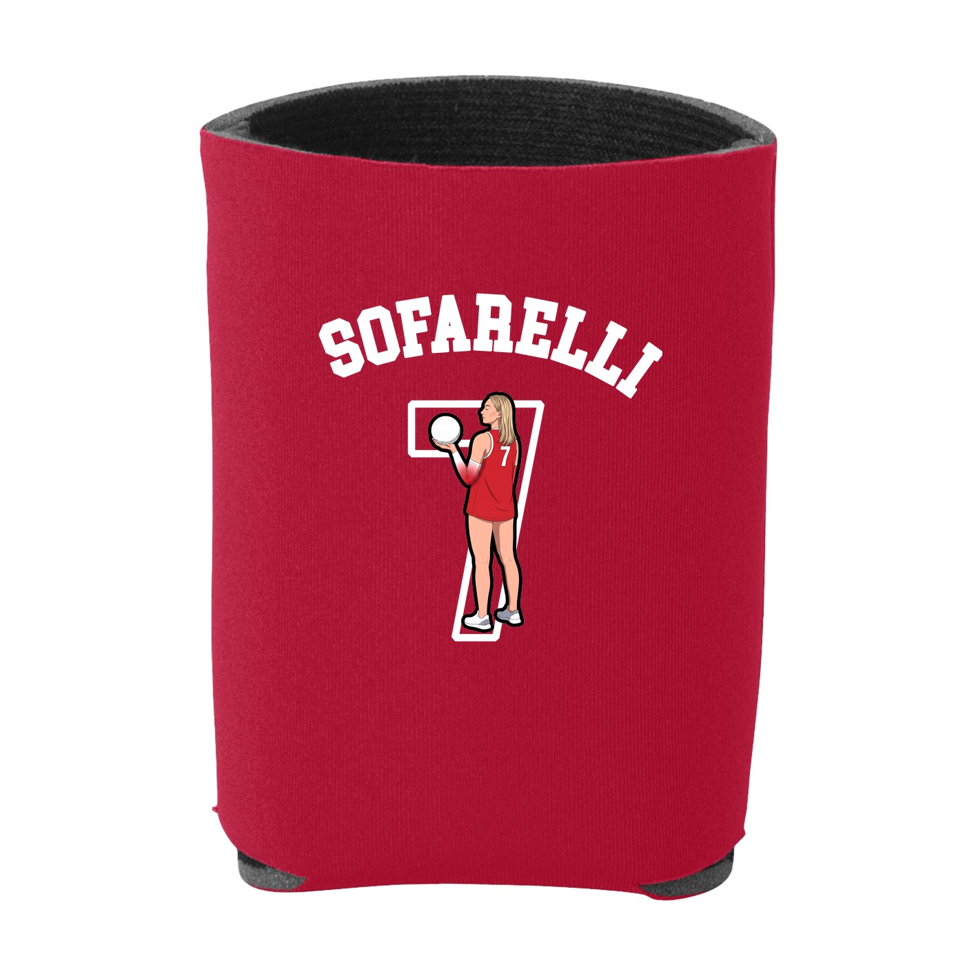 Can Holder — Shirsey Arch in Red