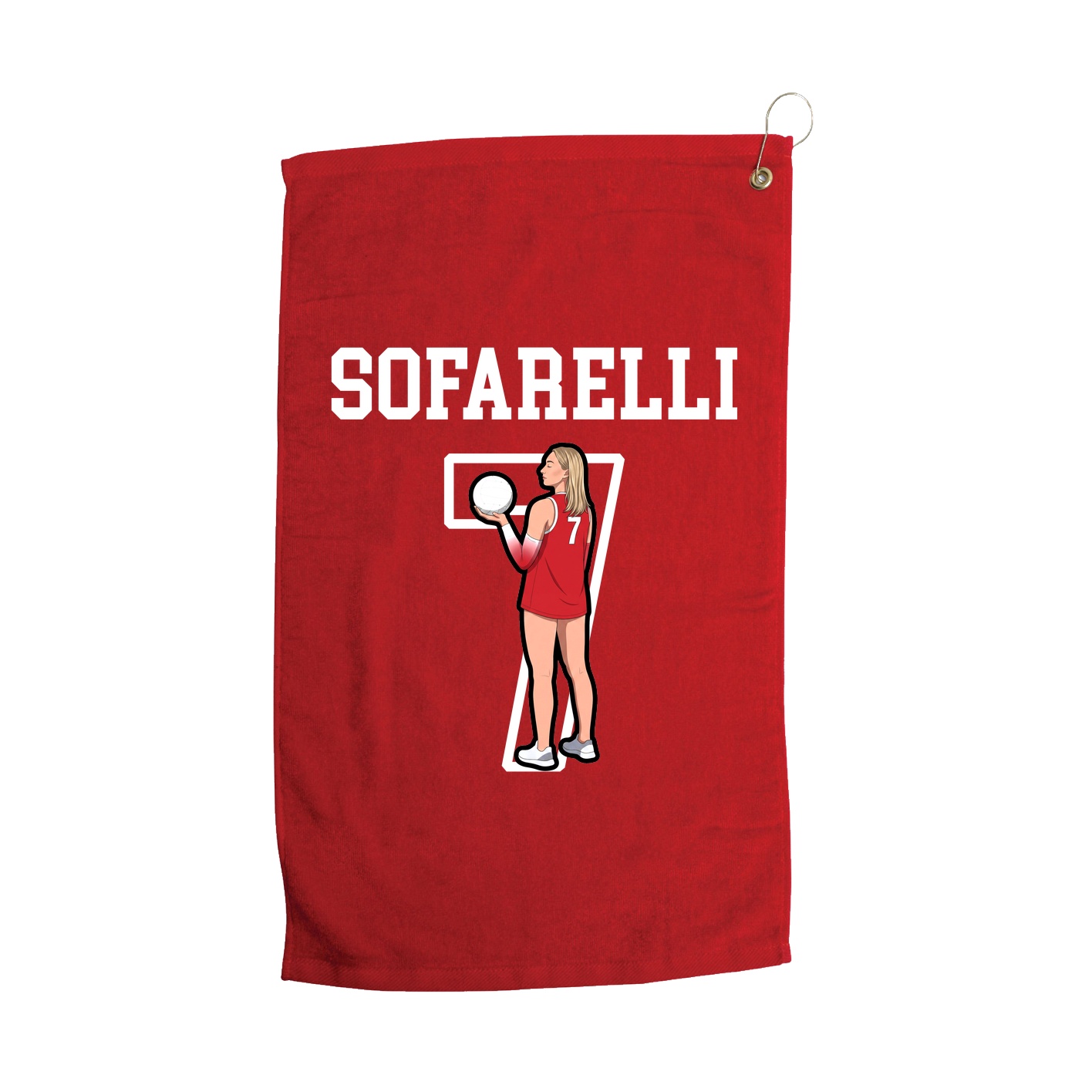 Golf Towel — Shirsey in Red