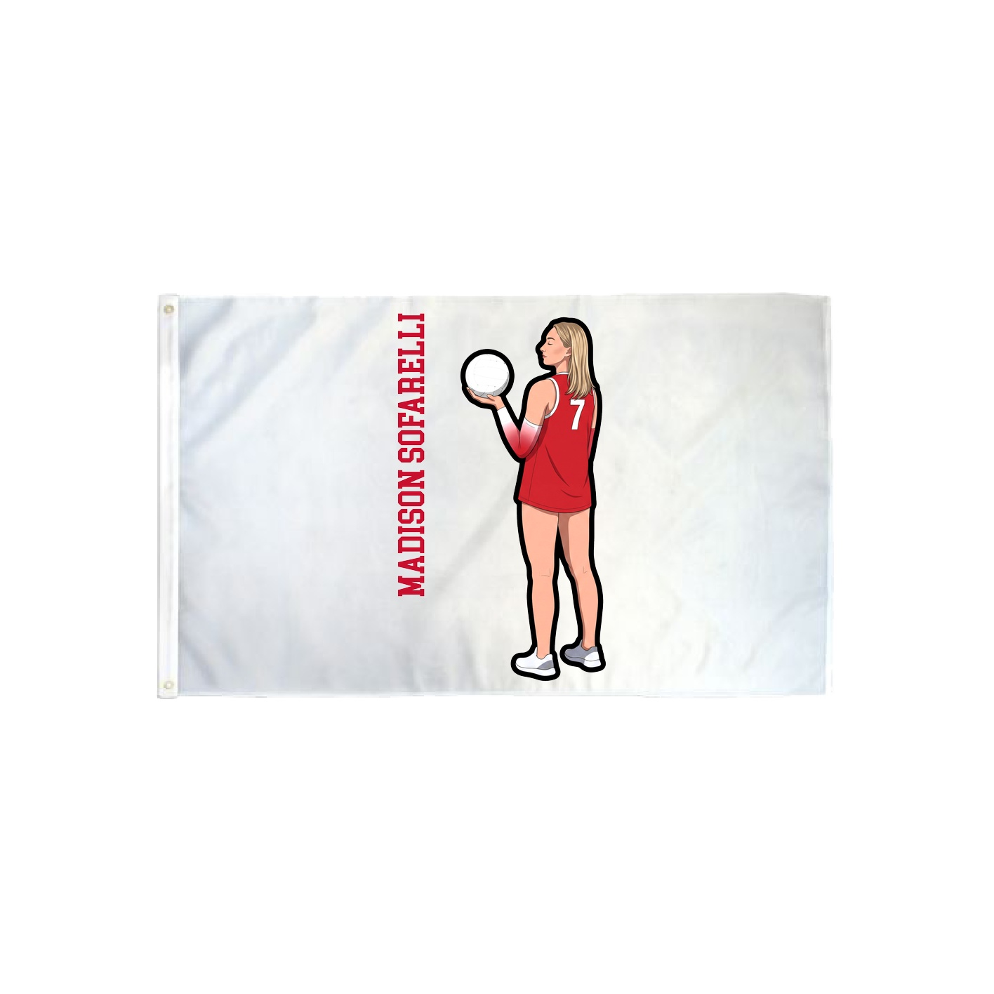 3x5 Flag — Name Vertical in Classic